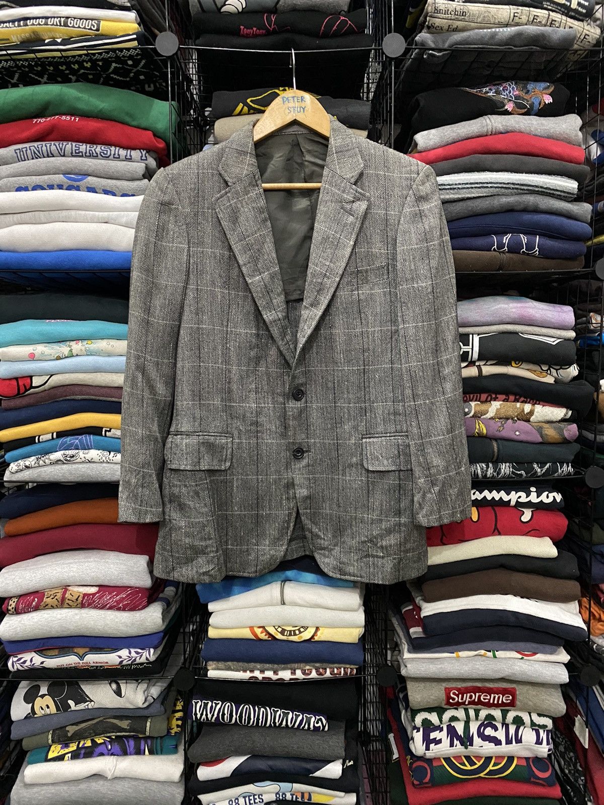 Burberry × Vintage VINTAGE BURBERRYS GREY MAN’S JACKET Size US M / EU 48-50 / 2 - 1 Thumbnail