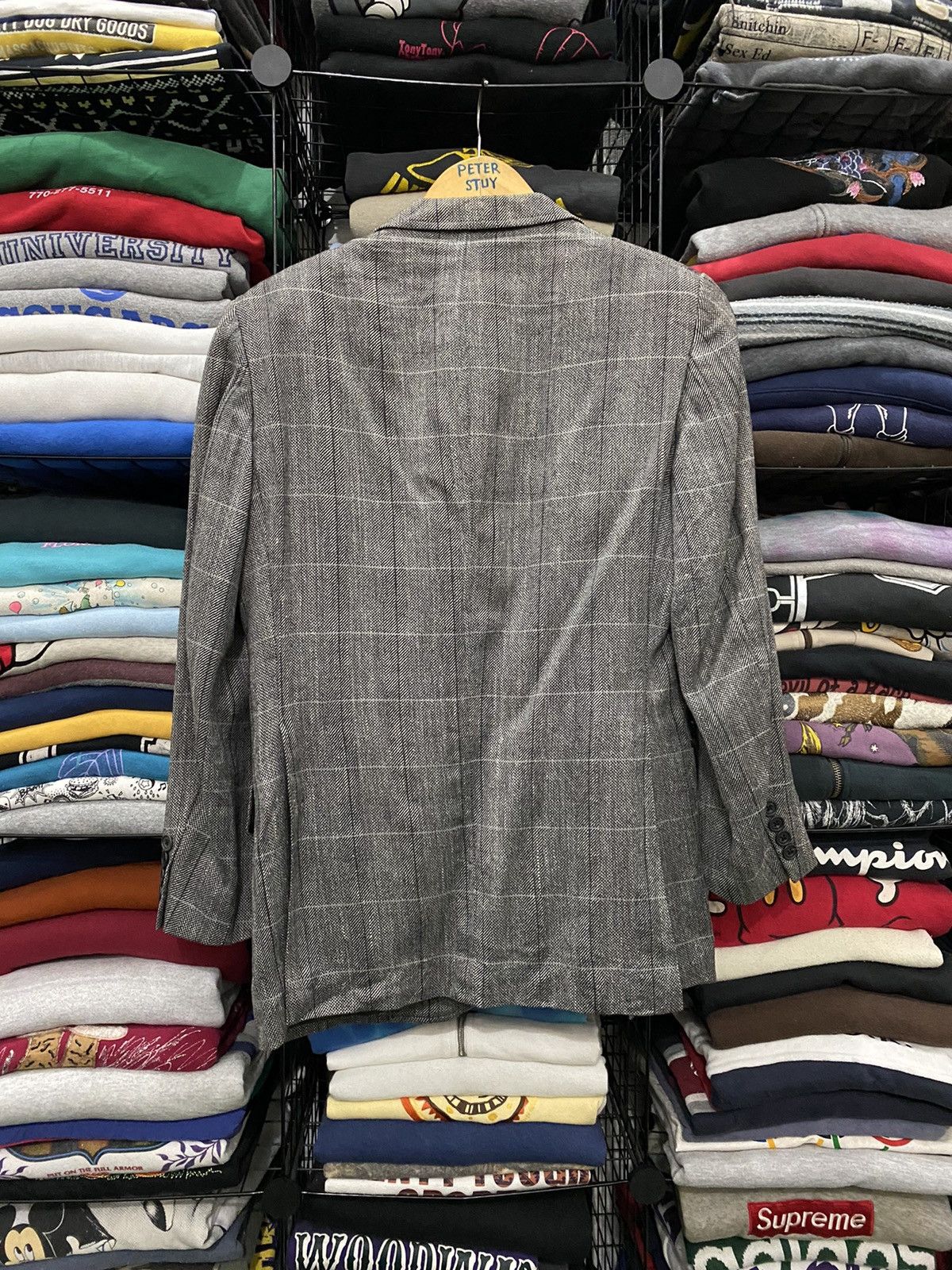 Burberry × Vintage VINTAGE BURBERRYS GREY MAN’S JACKET Size US M / EU 48-50 / 2 - 3 Thumbnail