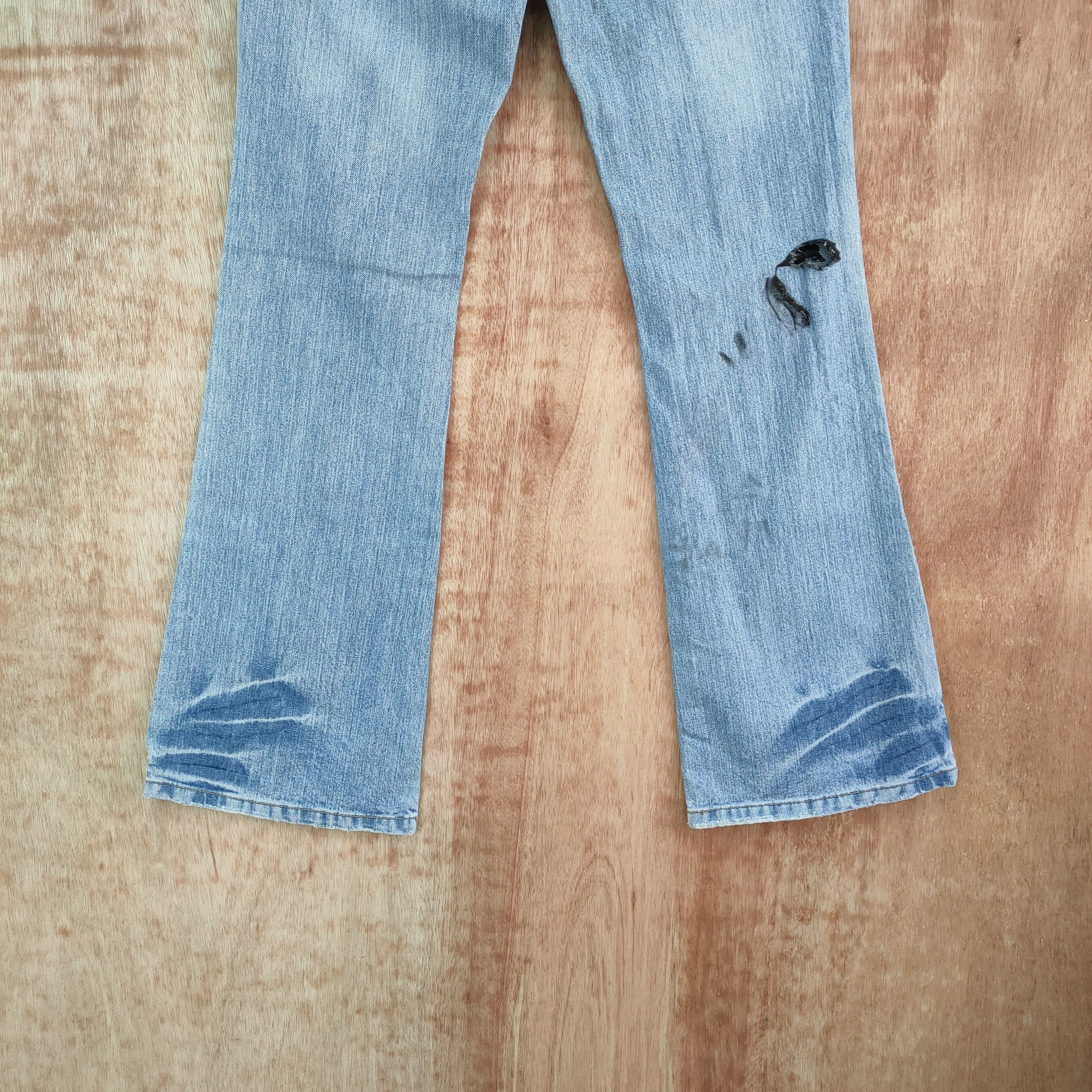 Japanese Brand GOLZA FLOWER FLARE DENIM JEANS PANTS Size US 30 / EU 46 - 7 Thumbnail