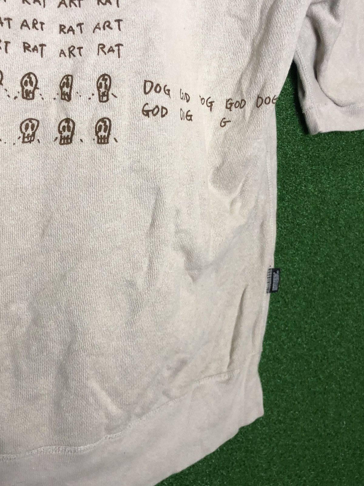 Hysteric Glamour Vintage HYSTERIC GLAMOUR pullover/ Big neck God Dog Art Rat Size US L / EU 52-54 / 3 - 7 Thumbnail