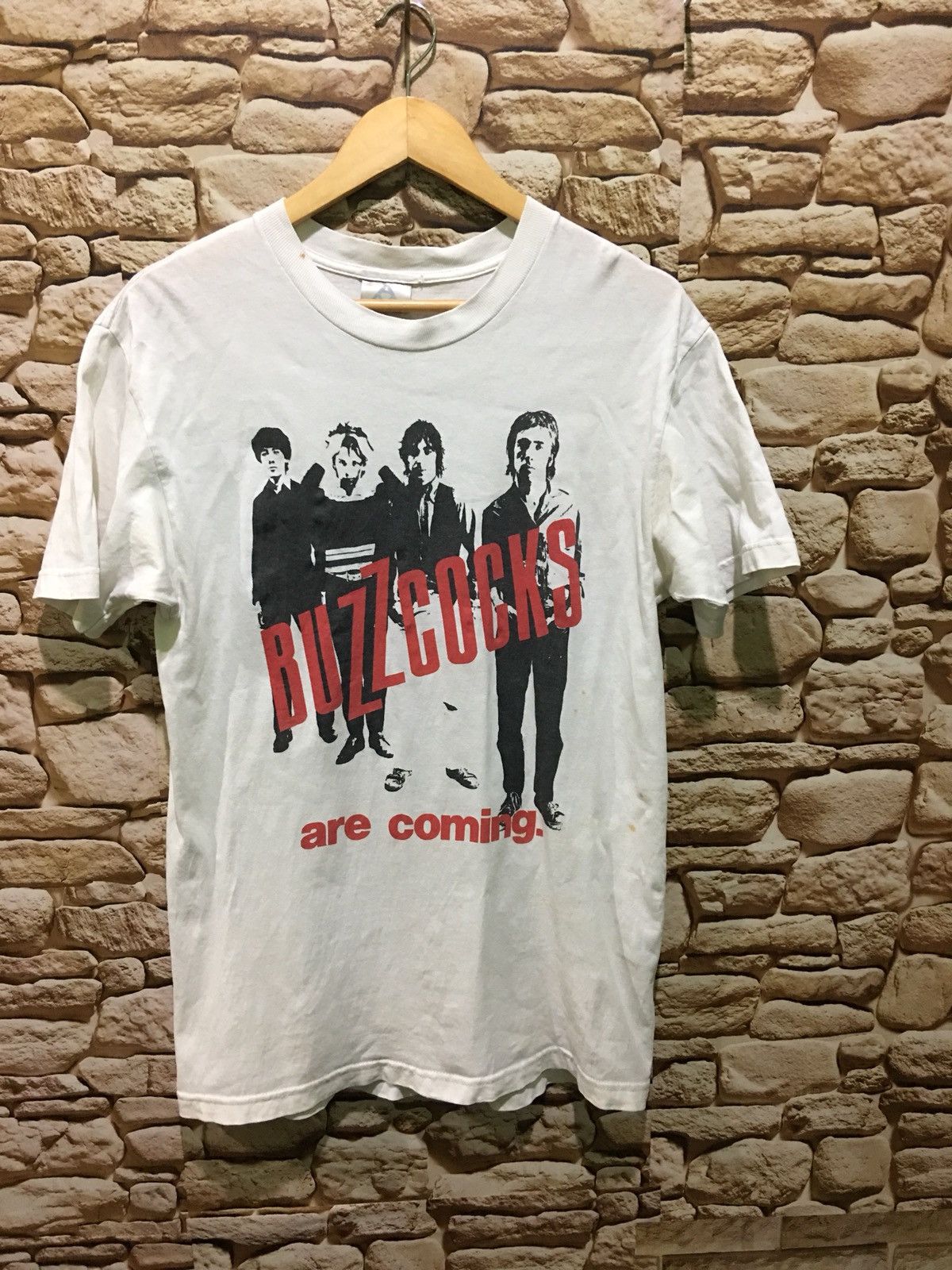 Vintage 90s Buzzcocks Are Coming Punk Band Shirt