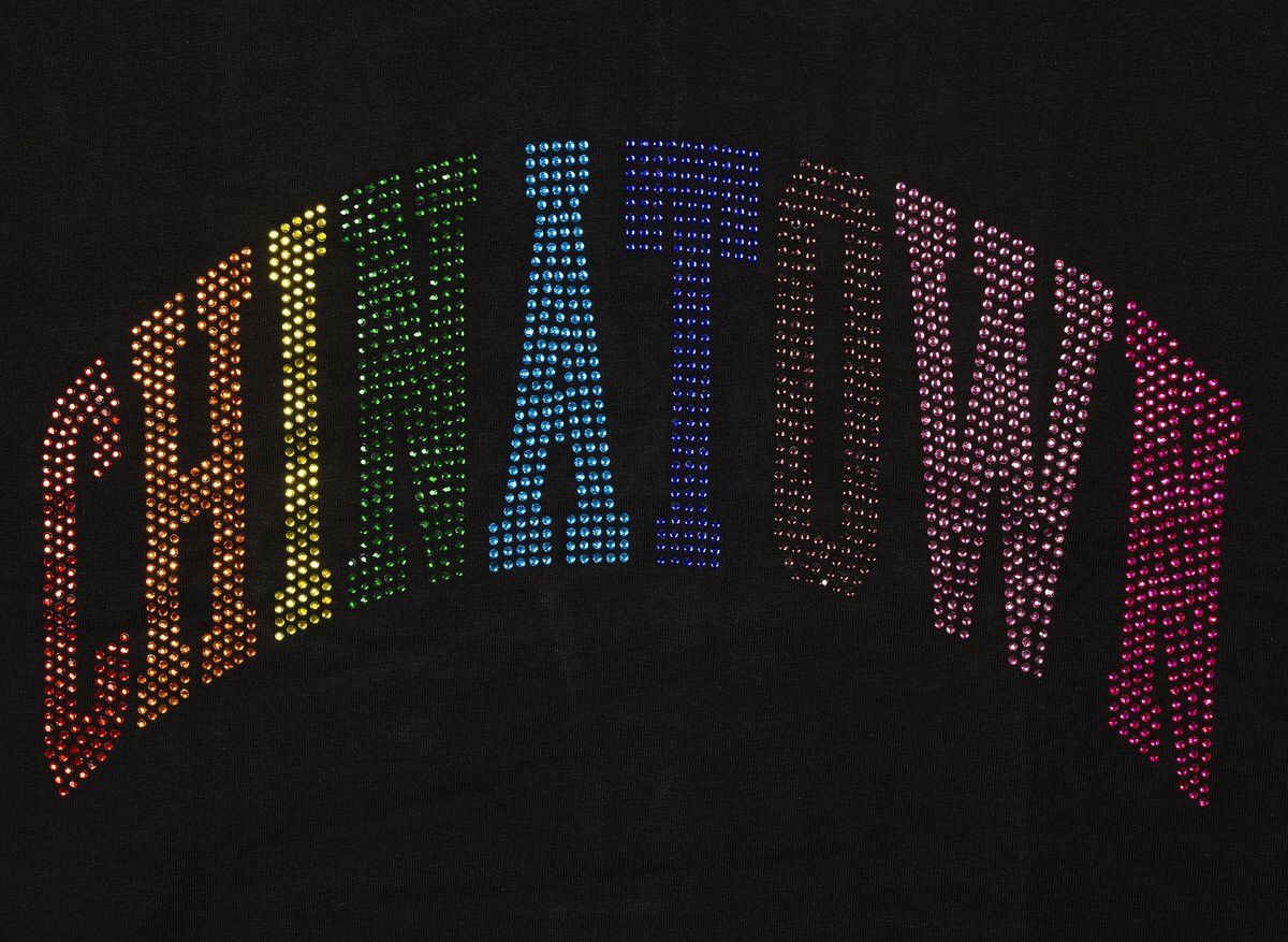 Market RAINBOW RHINESTONE ARC TEE Size US M / EU 48-50 / 2 - 2 Thumbnail