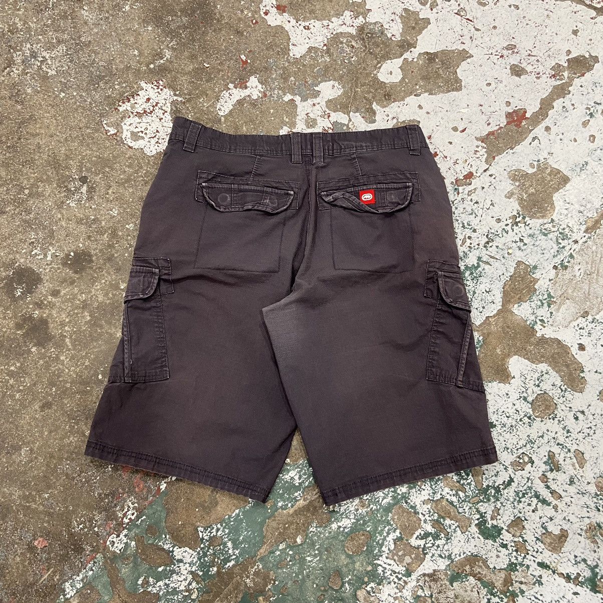 Ecko Unltd. Ecko Unltd Grey Baggy Cargo Shorts Size US 34 / EU 50 - 7 Thumbnail