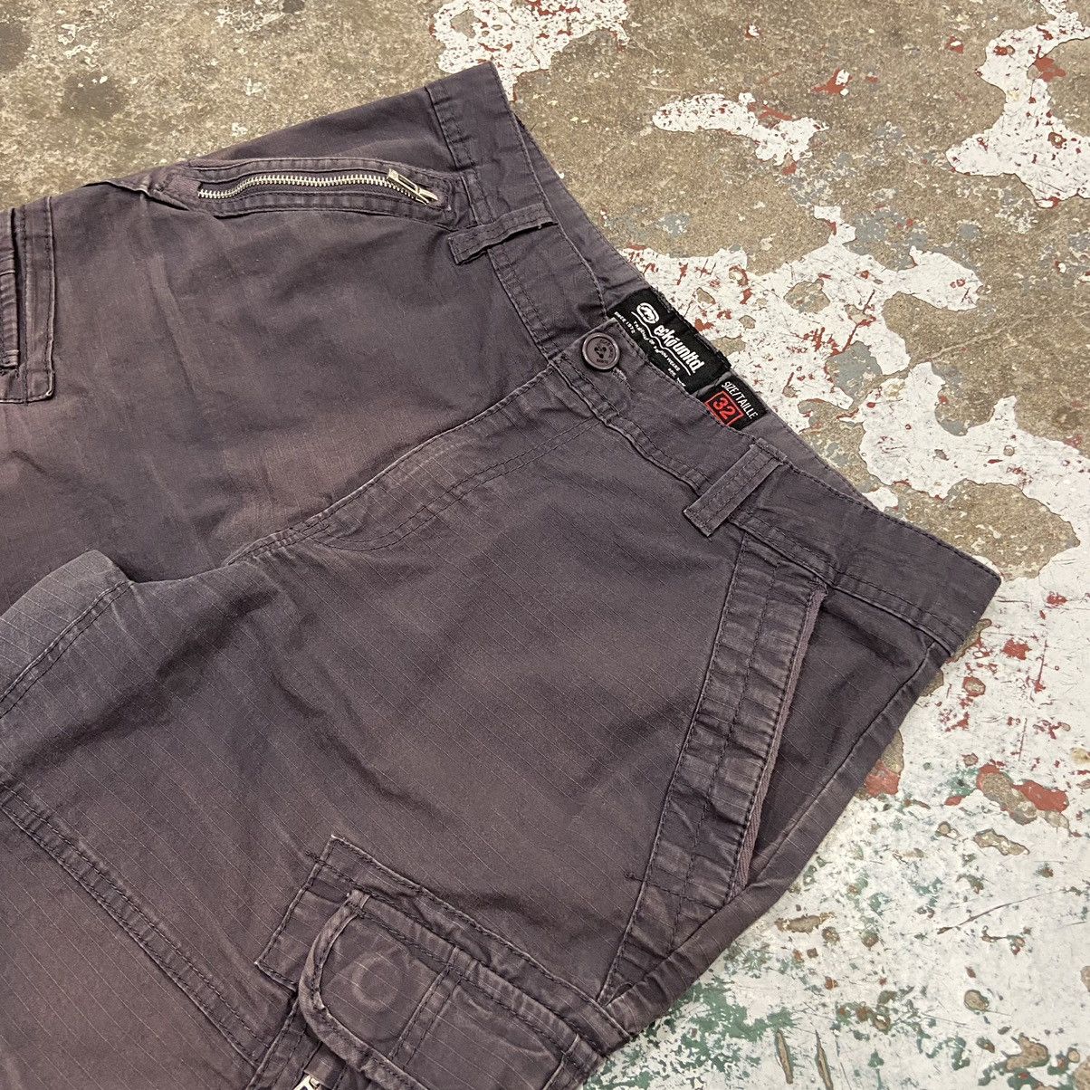Ecko Unltd. Ecko Unltd Grey Baggy Cargo Shorts Size US 34 / EU 50 - 2 Thumbnail