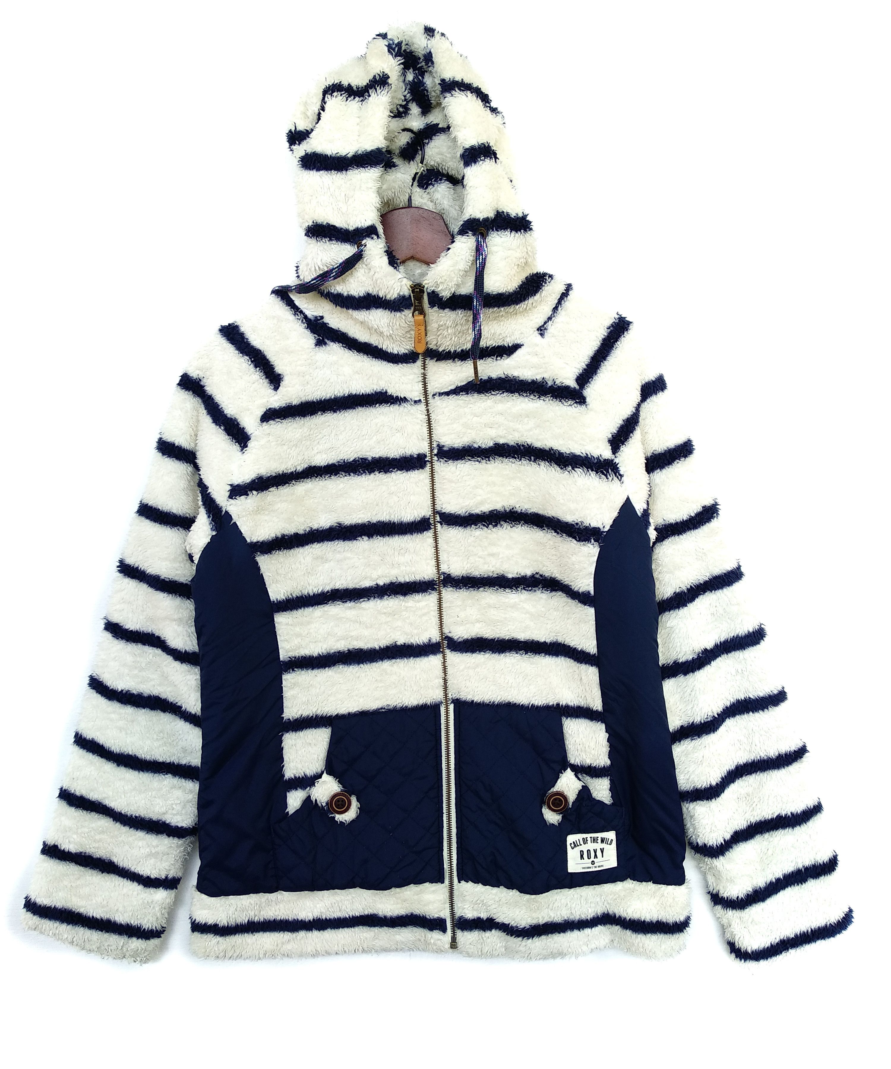 Quicksilver Roxy Sherpa Hoodie Sweater/Size L/Good Condition Size US L / EU 52-54 / 3 - 1 Thumbnail