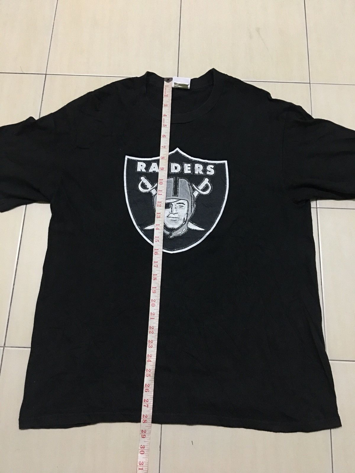 NFL vintage Los angeles raiders big logo nfl football shirt Size US L / EU 52-54 / 3 - 7 Thumbnail
