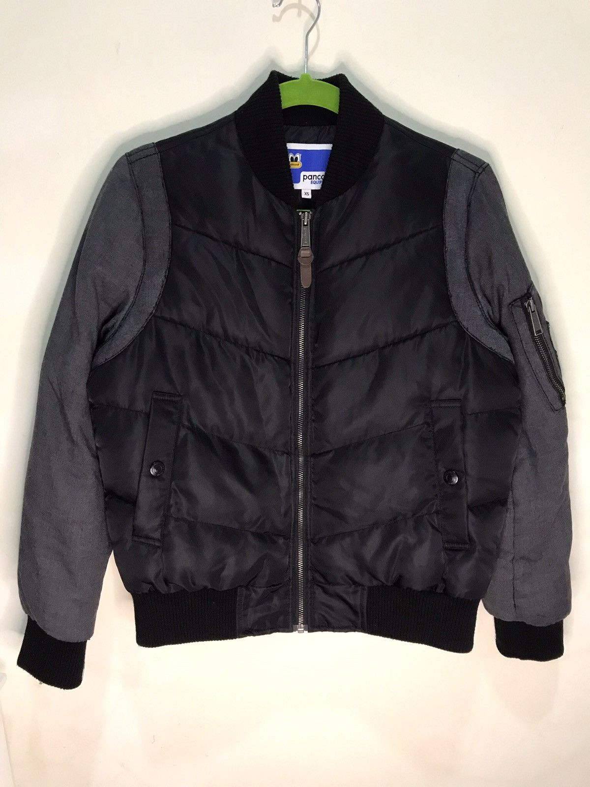 image of Pancoat Flight Series Bomber Jacket in Black, Men's (Size Small)