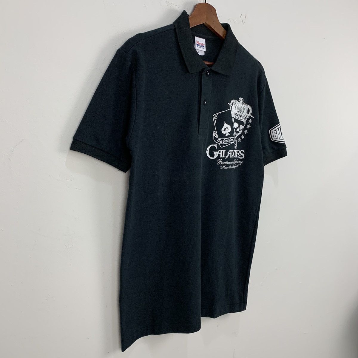 Japanese Brand GALAXIES BOATRACE 3D Skull Hearted like Ed Hardy Polo Shirt Size US M / EU 48-50 / 2 - 5 Thumbnail
