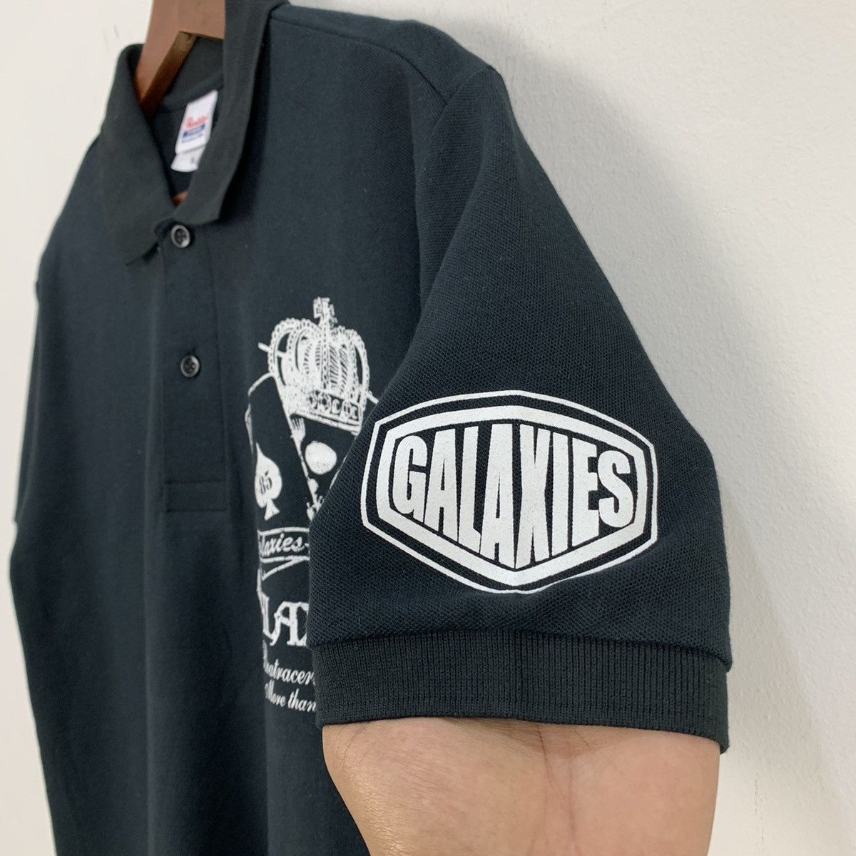 Japanese Brand GALAXIES BOATRACE 3D Skull Hearted like Ed Hardy Polo Shirt Size US M / EU 48-50 / 2 - 8 Thumbnail