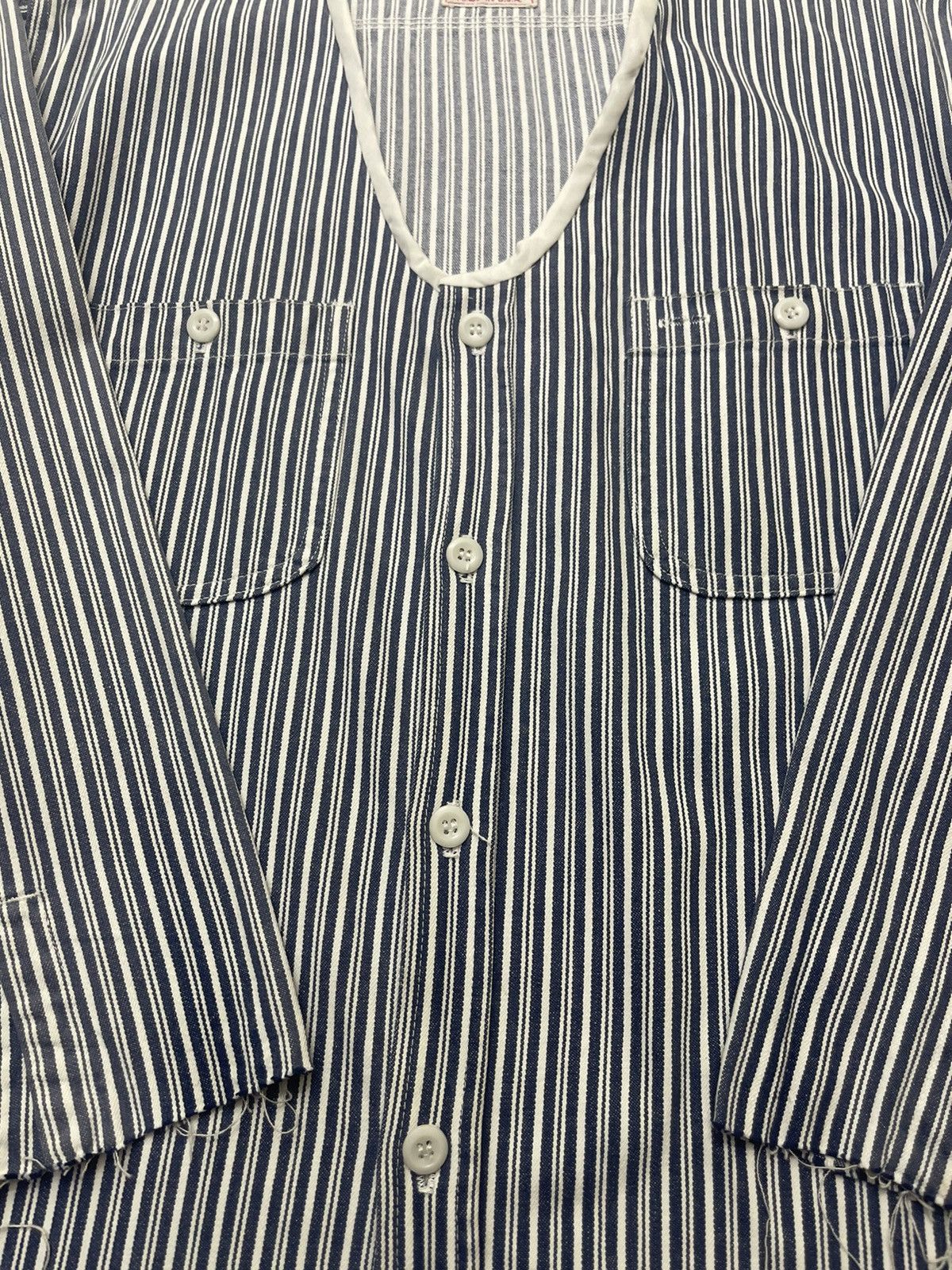 Sugar Cane Sugar Cane Hickory Stripe Worker Shirts Size US M / EU 48-50 / 2 - 8 Thumbnail