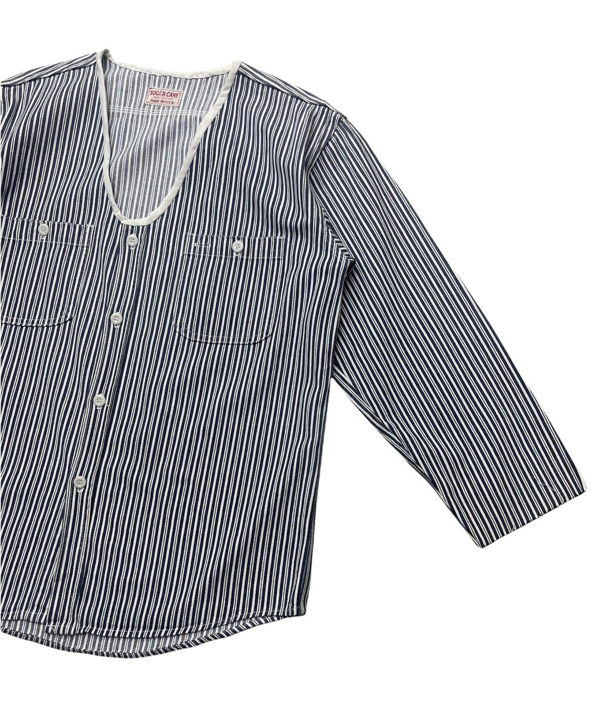 Sugar Cane Sugar Cane Hickory Stripe Worker Shirts Size US M / EU 48-50 / 2 - 3 Thumbnail