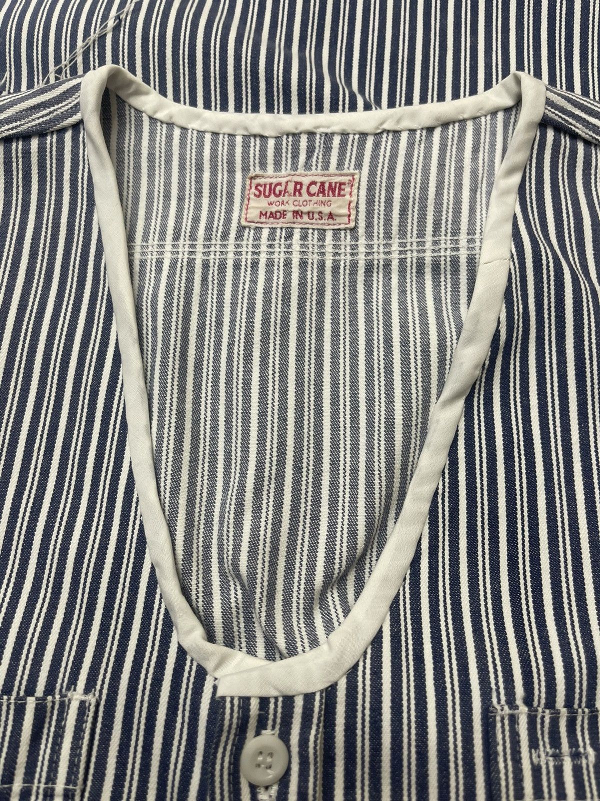 Sugar Cane Sugar Cane Hickory Stripe Worker Shirts Size US M / EU 48-50 / 2 - 6 Thumbnail