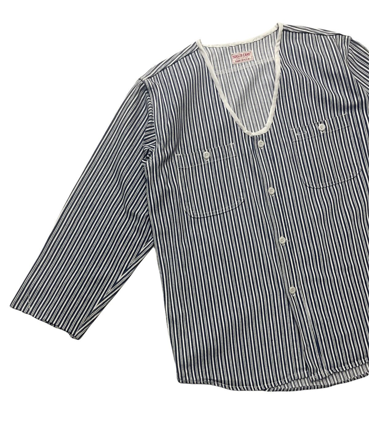 Sugar Cane Sugar Cane Hickory Stripe Worker Shirts Size US M / EU 48-50 / 2 - 4 Thumbnail