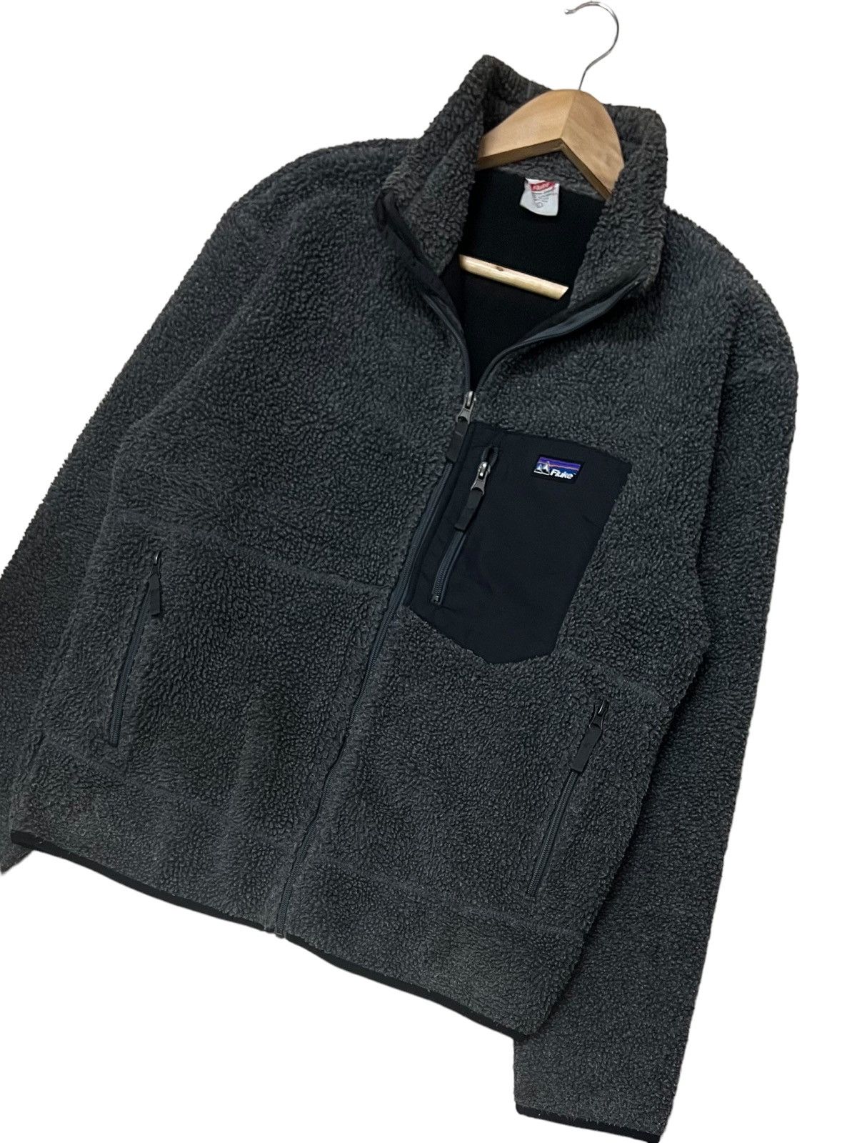 Designer FLUKE LIGHT FLEECE JACKET SINGLE POCKET INSPIRED PATAGONIA Size US M / EU 48-50 / 2 - 7 Thumbnail