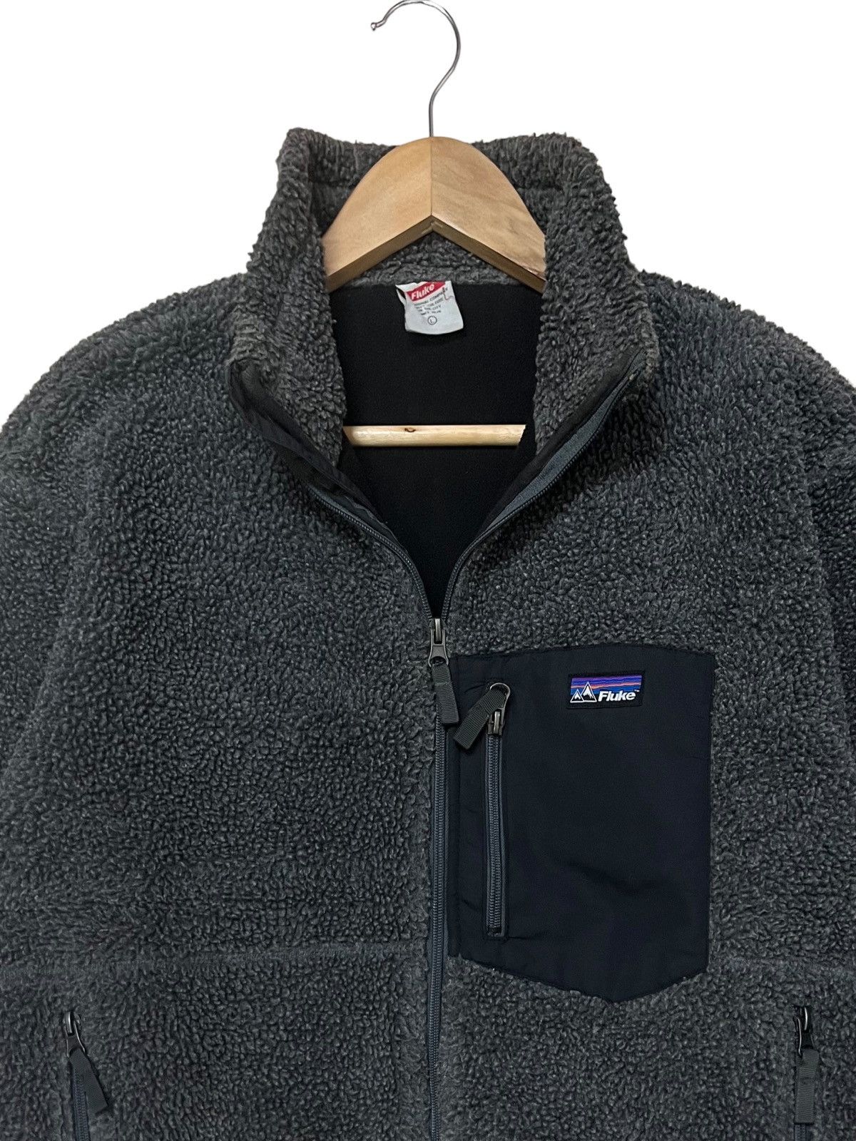 Designer FLUKE LIGHT FLEECE JACKET SINGLE POCKET INSPIRED PATAGONIA Size US M / EU 48-50 / 2 - 4 Thumbnail