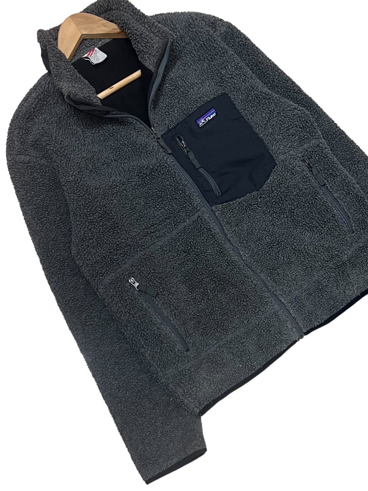 Designer FLUKE LIGHT FLEECE JACKET SINGLE POCKET INSPIRED PATAGONIA Size US M / EU 48-50 / 2 - 8 Thumbnail