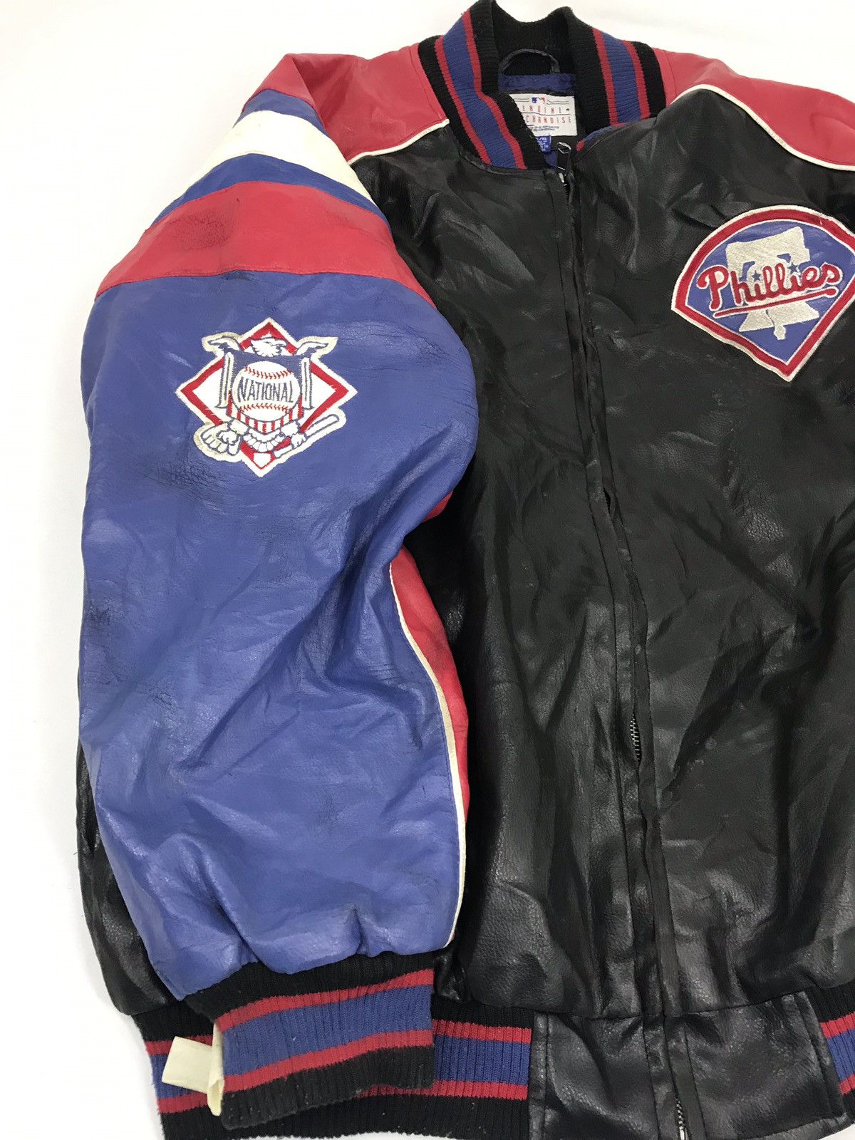 MLB Vintage 90s MLB Phillies Philadelphia Jacket Stadium Size US XXL / EU 58 / 5 - 20 Thumbnail