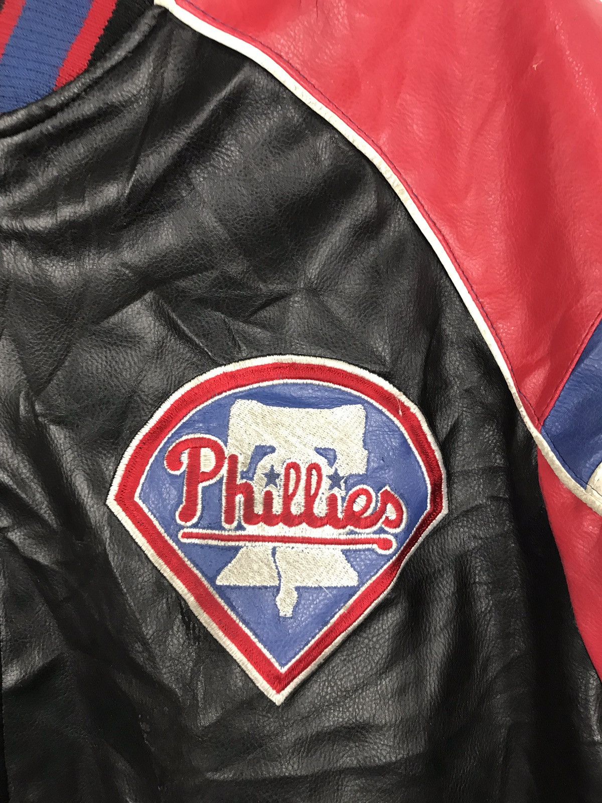MLB Vintage 90s MLB Phillies Philadelphia Jacket Stadium Size US XXL / EU 58 / 5 - 4 Thumbnail