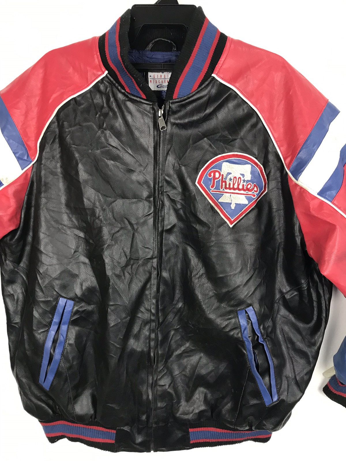 MLB Vintage 90s MLB Phillies Philadelphia Jacket Stadium Size US XXL / EU 58 / 5 - 3 Thumbnail