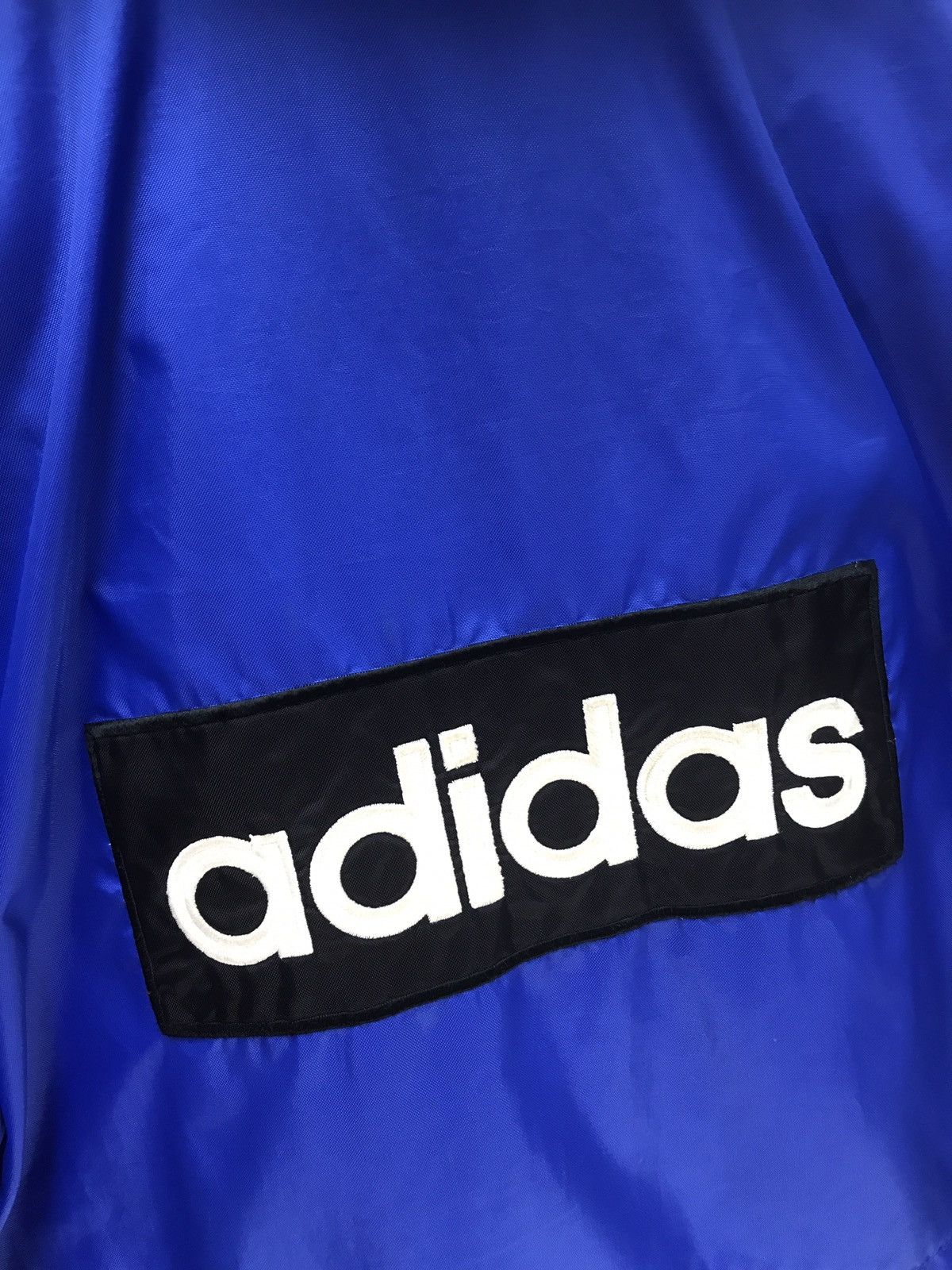 Adidas Vtg Adidas Parka With Three Stripes Padding Quilted Lining Size US L / EU 52-54 / 3 - 3 Thumbnail