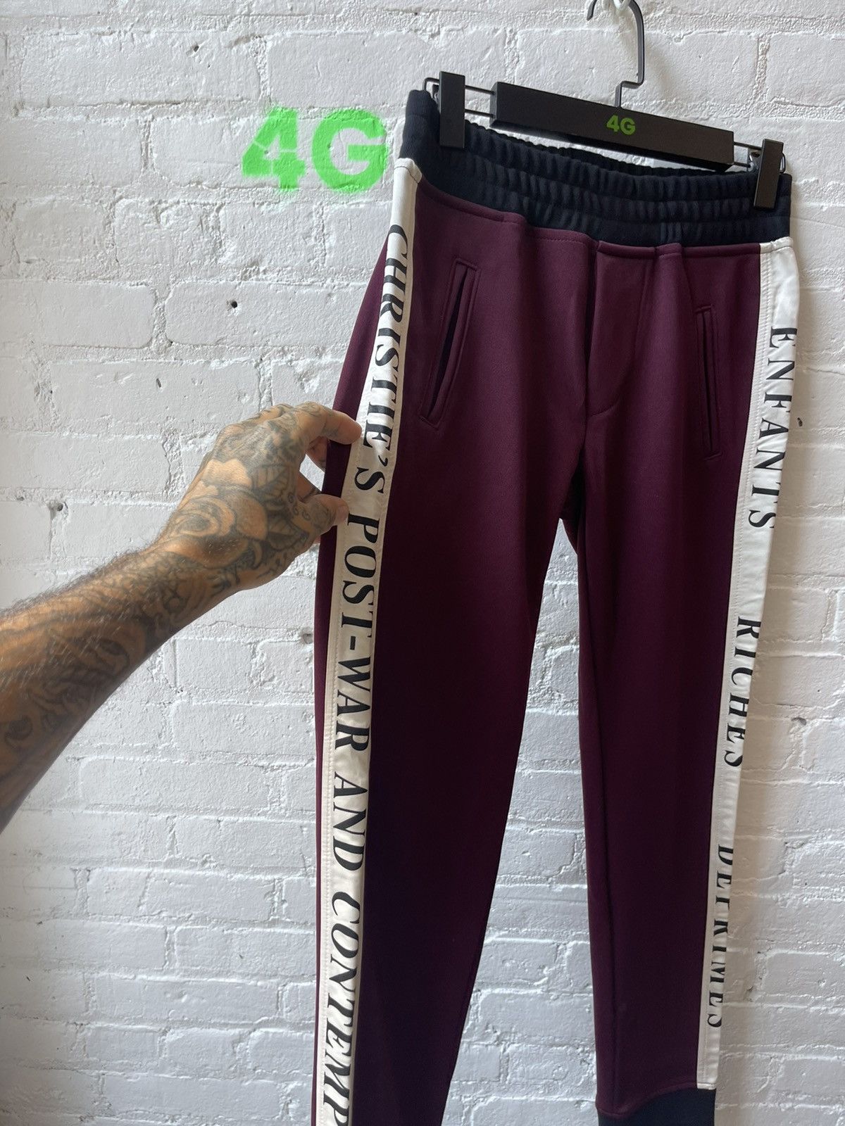 Enfants Riches Deprimes ERD CHRISTIES POST WAR SWEATPANTS XS NEW Size US 29 - 3 Thumbnail