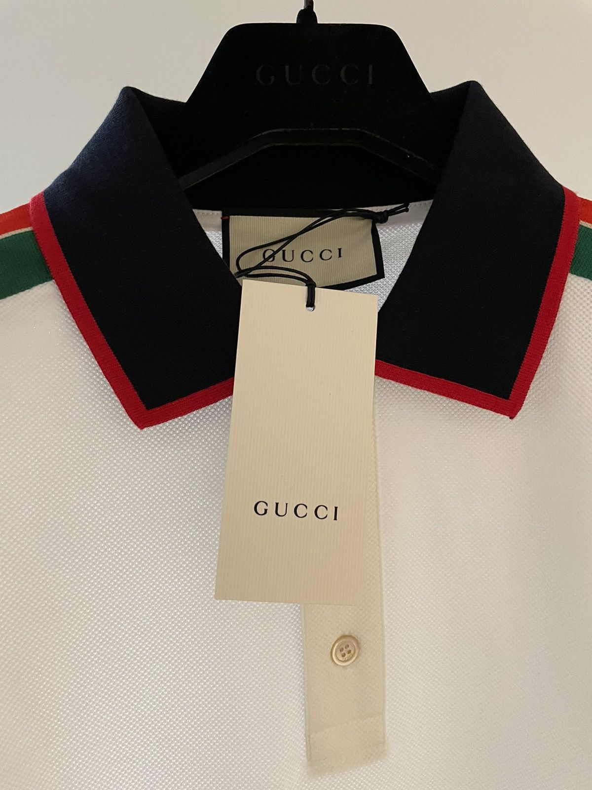 Gucci Rare Super Runway Limited Edition Gucci Electric Logo Polo Size US L / EU 52-54 / 3 - 16 Thumbnail