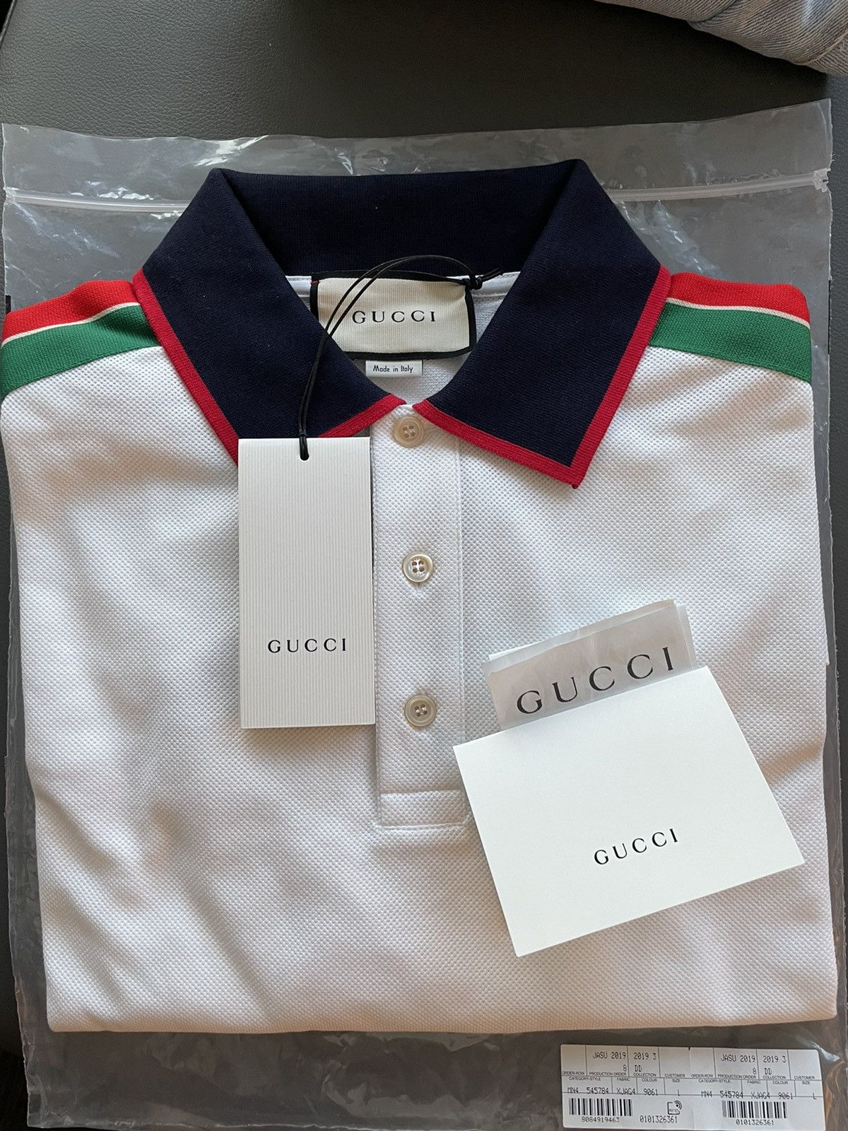 Gucci Rare Super Runway Limited Edition Gucci Electric Logo Polo Size US L / EU 52-54 / 3 - 2 Thumbnail