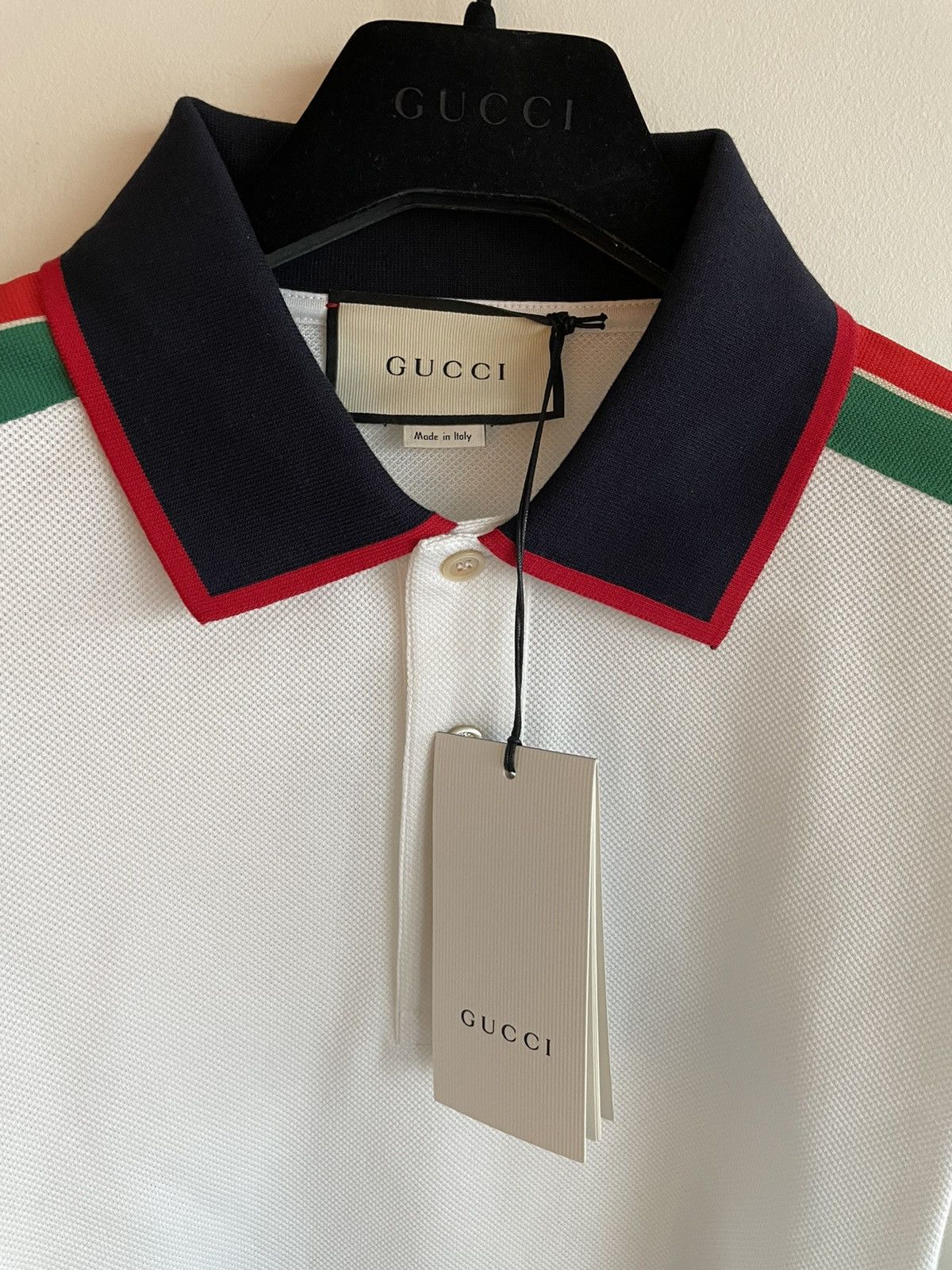 Gucci Rare Super Runway Limited Edition Gucci Electric Logo Polo Size US L / EU 52-54 / 3 - 13 Thumbnail
