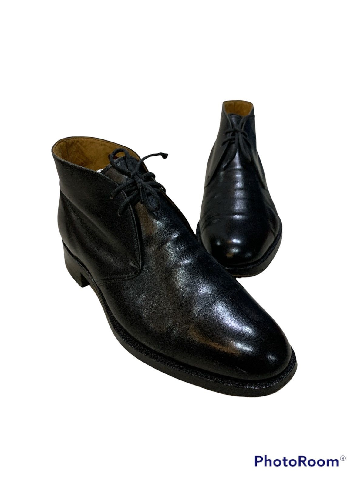 Burberry VTG BURBERRYS LEATHER DESERT BOOTS Size US 8 / EU 41 - 1 Thumbnail
