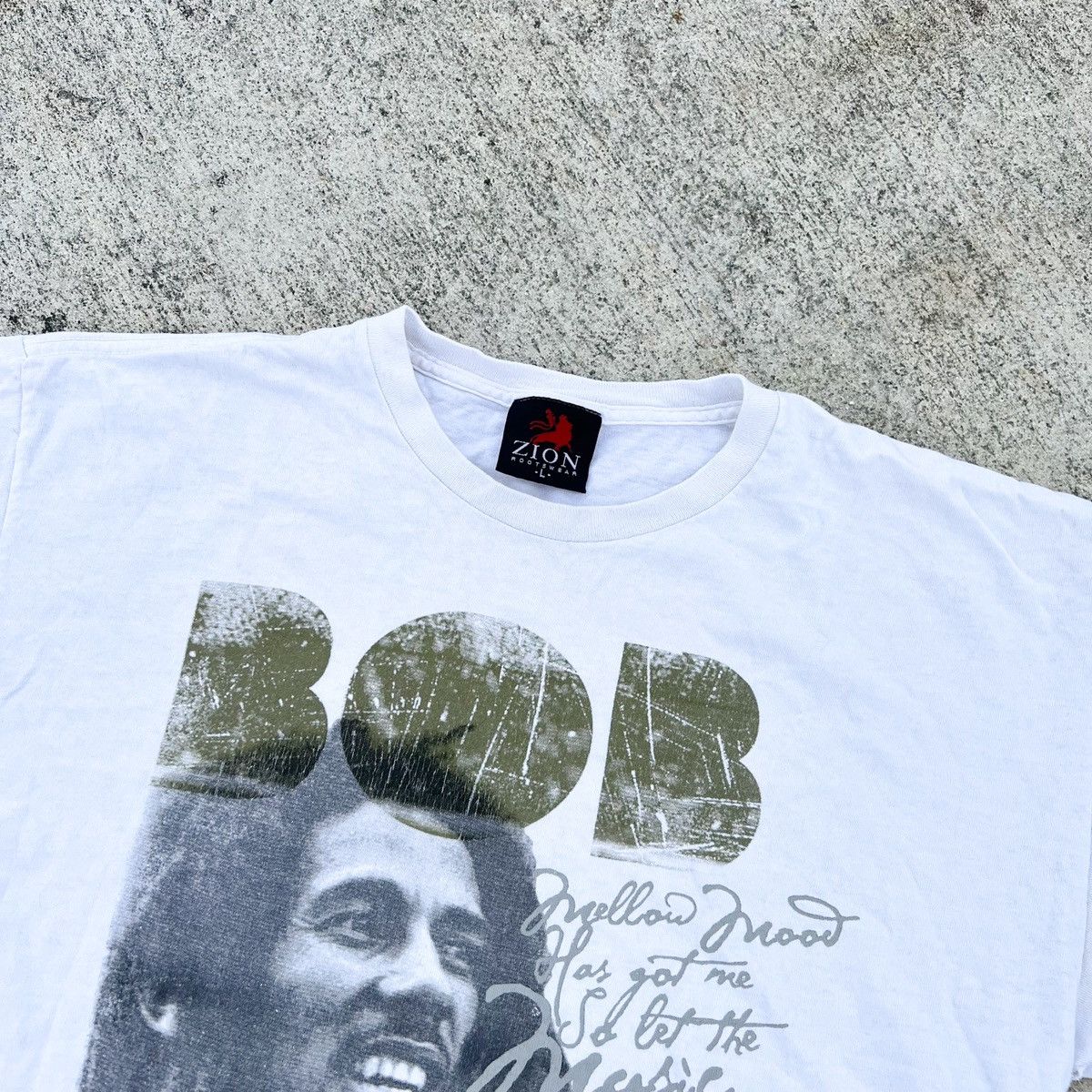 Bob Marley × Vintage Vintage Bob Marley Zion Band Music Tee Size US L / EU 52-54 / 3 - 2 Thumbnail