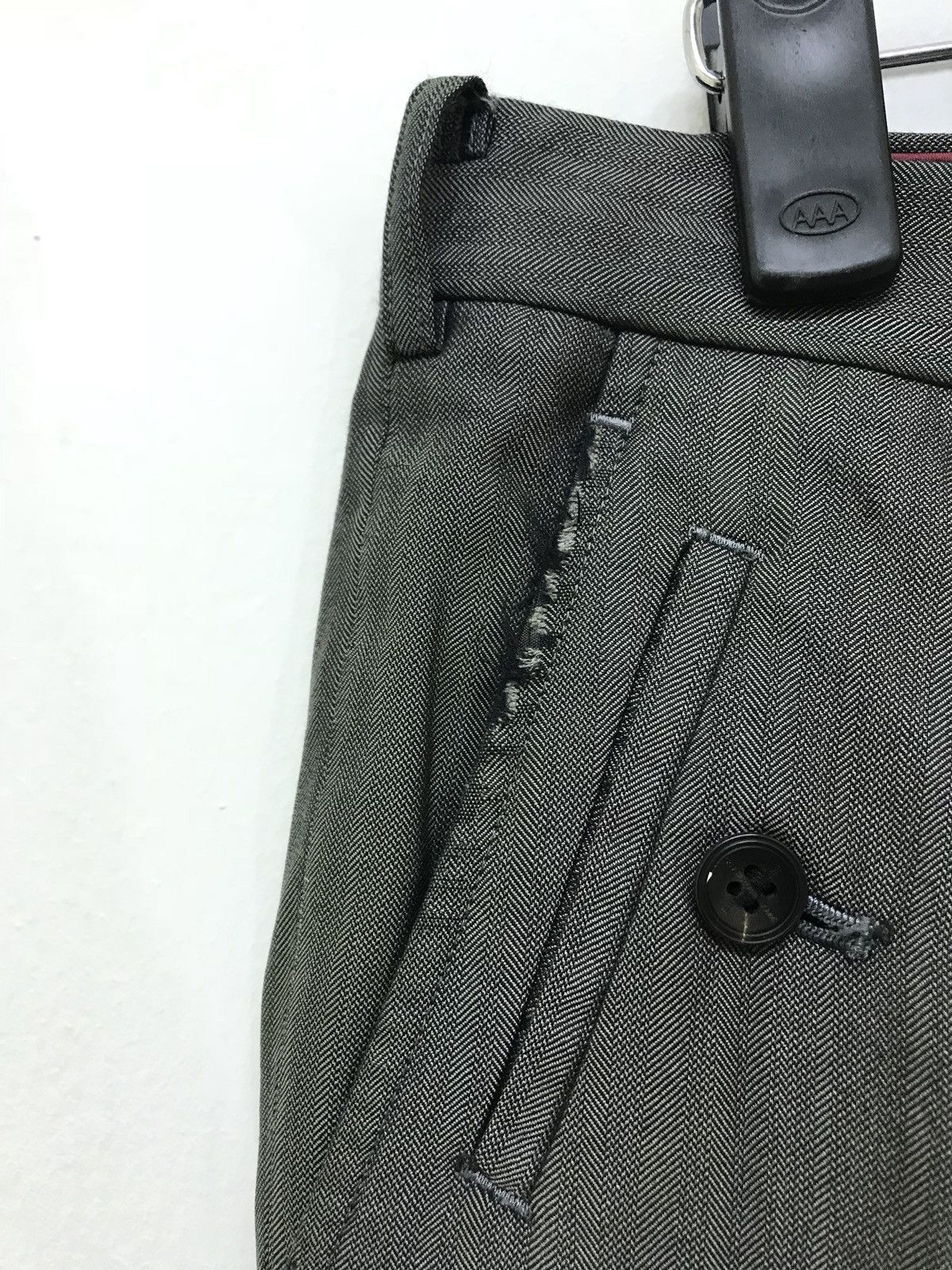 Gaultier Homme Objet 🧛‍♀️JPG Gaultier Homme Objet Wool Blend Trouser Regular Size US 30 / EU 46 - 5 Thumbnail