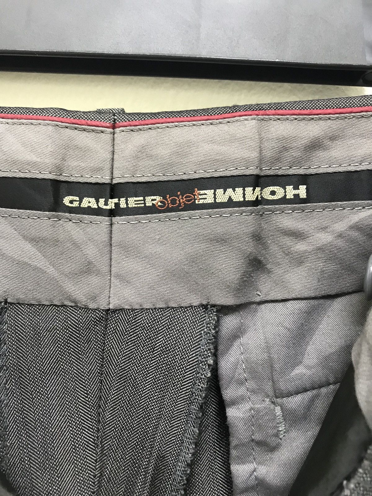 Gaultier Homme Objet 🧛‍♀️JPG Gaultier Homme Objet Wool Blend Trouser Regular Size US 30 / EU 46 - 13 Thumbnail