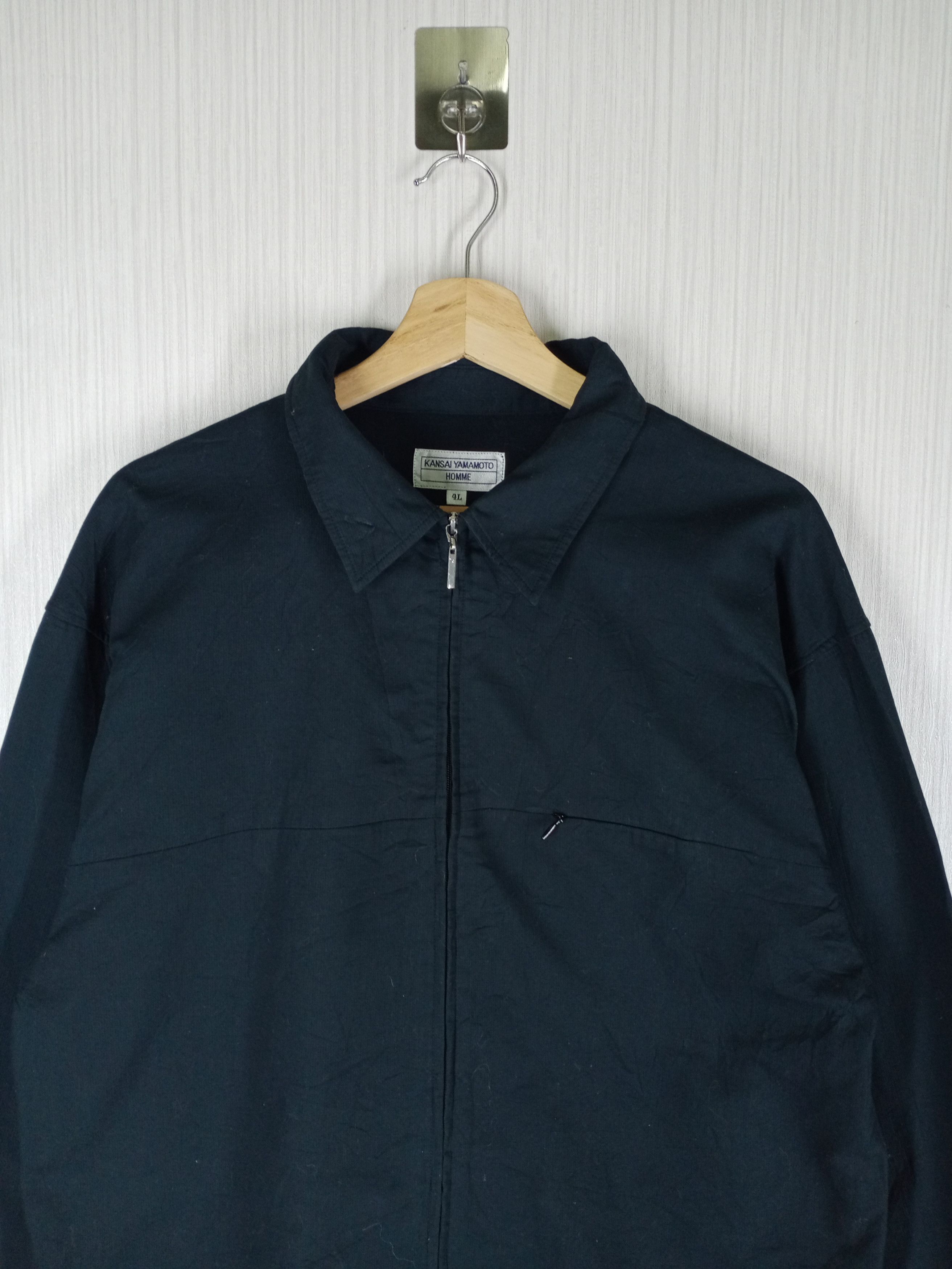 Kansai Yamamoto Vintage Kansai Yamamoto Black Jackets Size US L / EU 52-54 / 3 - 3 Thumbnail