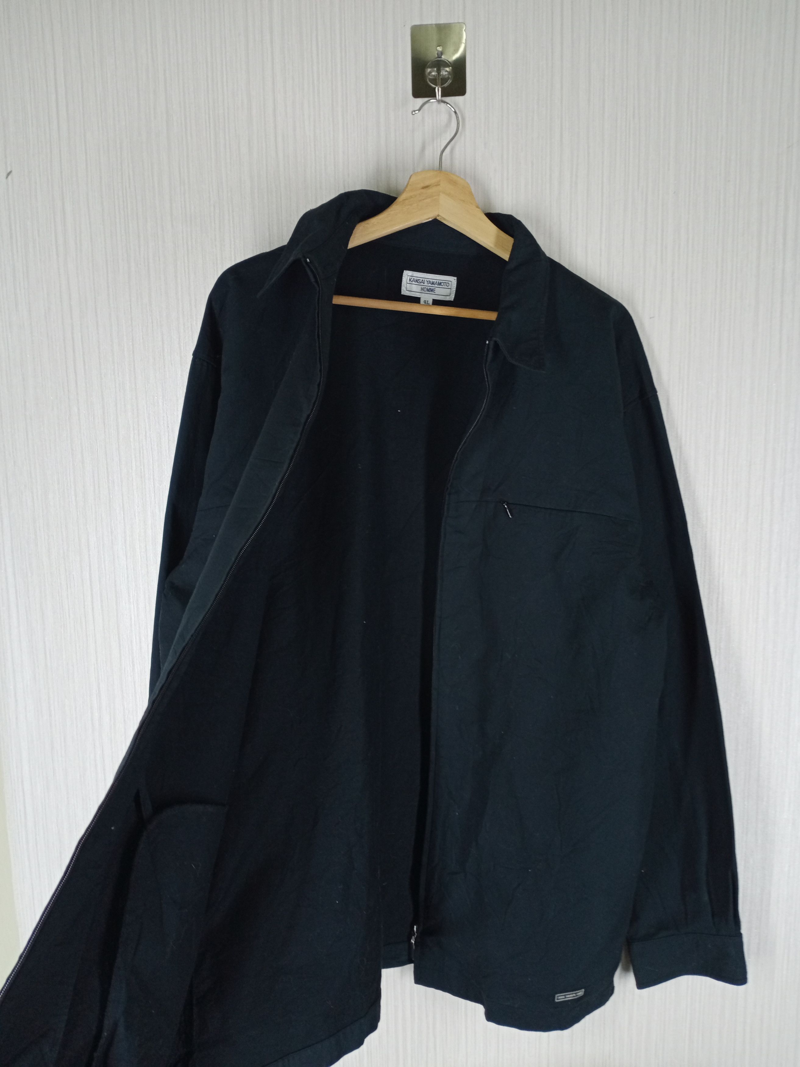 Kansai Yamamoto Vintage Kansai Yamamoto Black Jackets Size US L / EU 52-54 / 3 - 5 Thumbnail