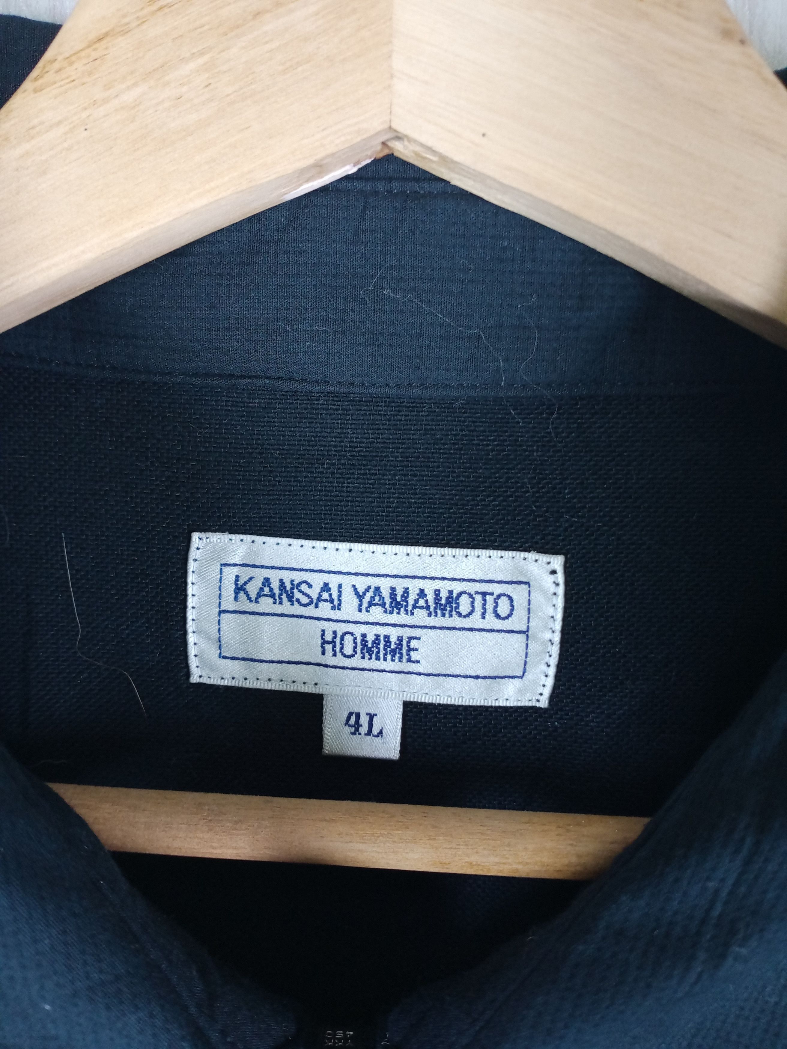 Kansai Yamamoto Vintage Kansai Yamamoto Black Jackets Size US L / EU 52-54 / 3 - 4 Thumbnail
