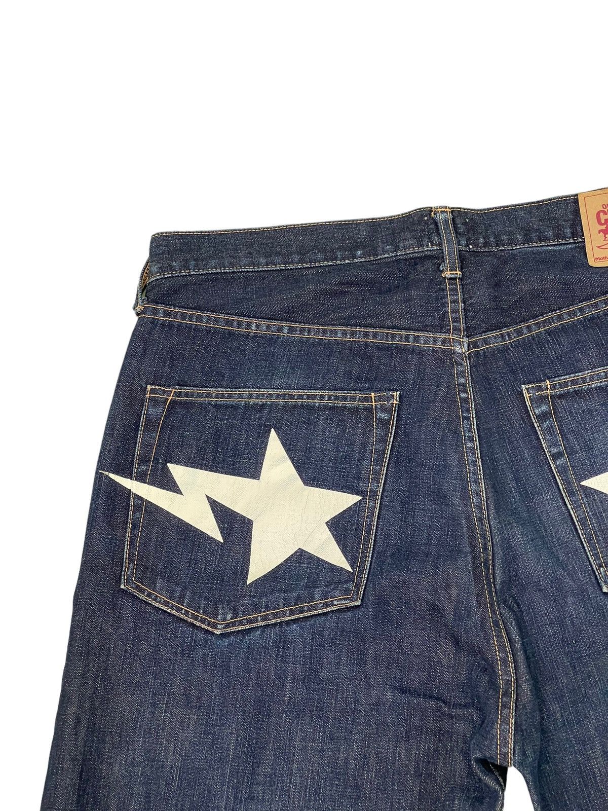 Bape Bapesta Denim Size US 35 - 9 Thumbnail