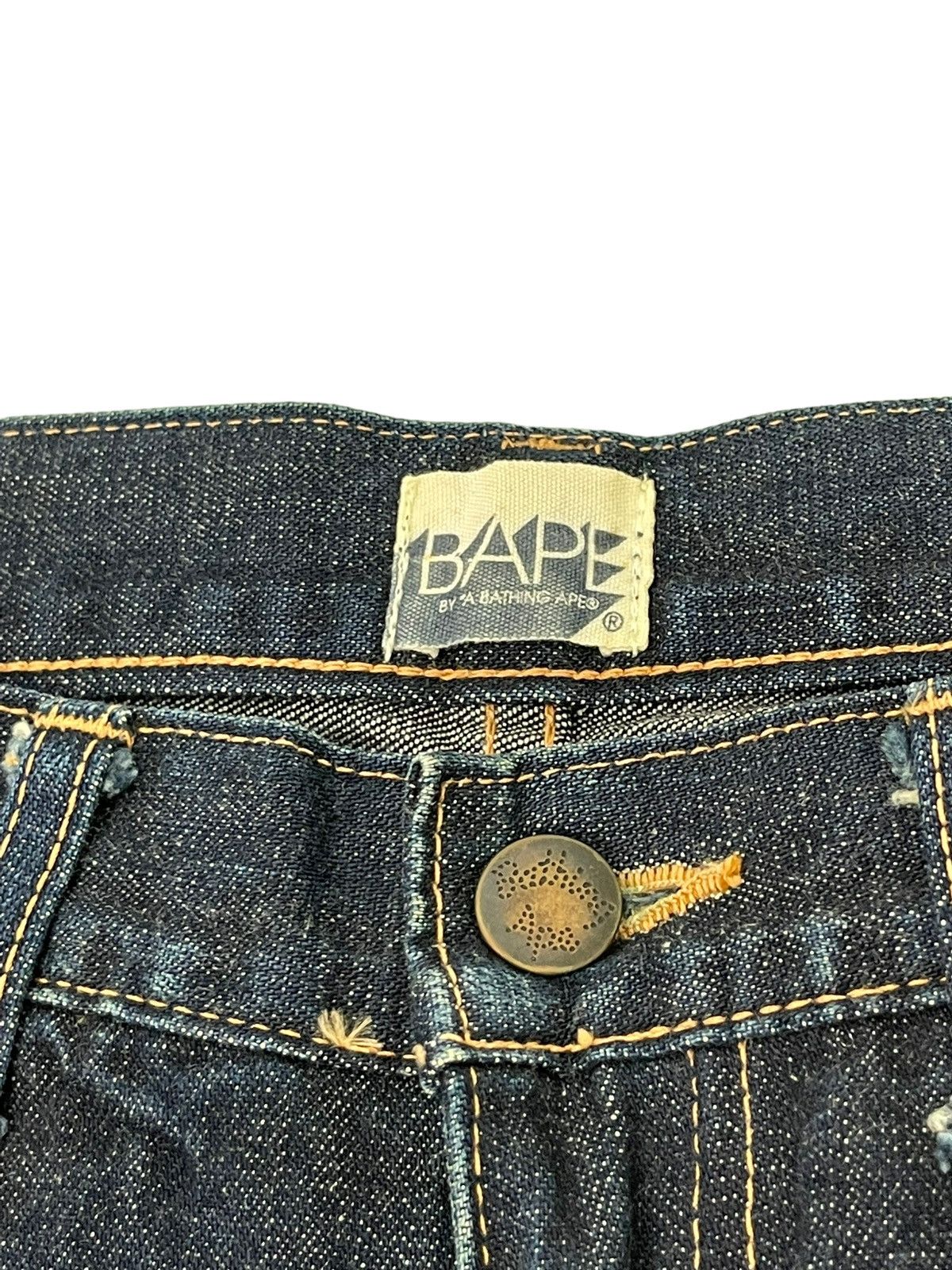 Bape Bapesta Denim Size US 35 - 20 Thumbnail