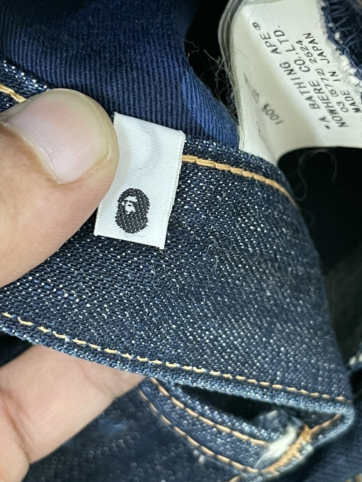 Bape Bapesta Denim Size US 35 - 25 Thumbnail