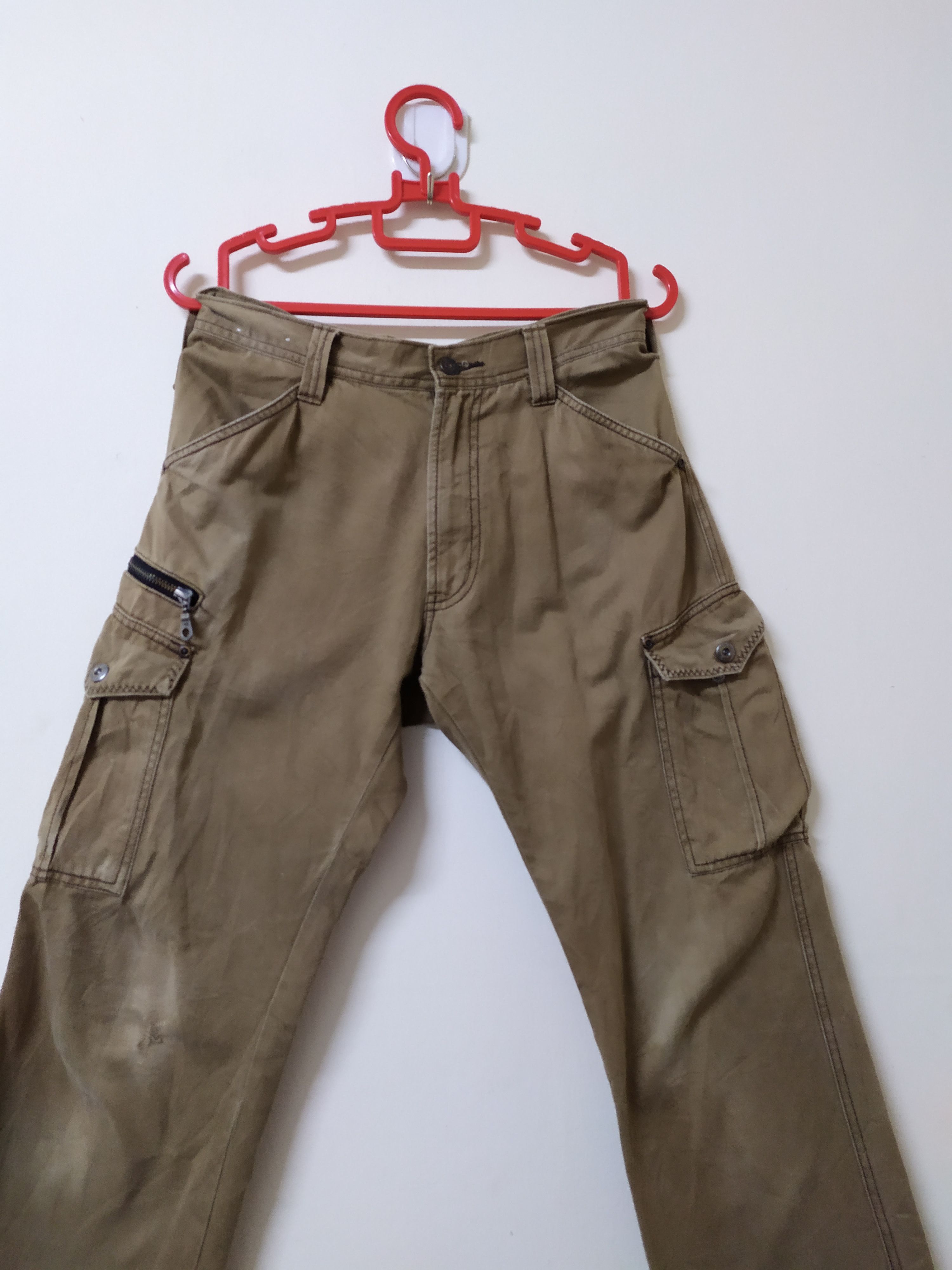 Japanese Brand Best offer ❗FADED CARGO PANTS/ TACTICAL PANTS Size US 30 / EU 46 - 2 Thumbnail
