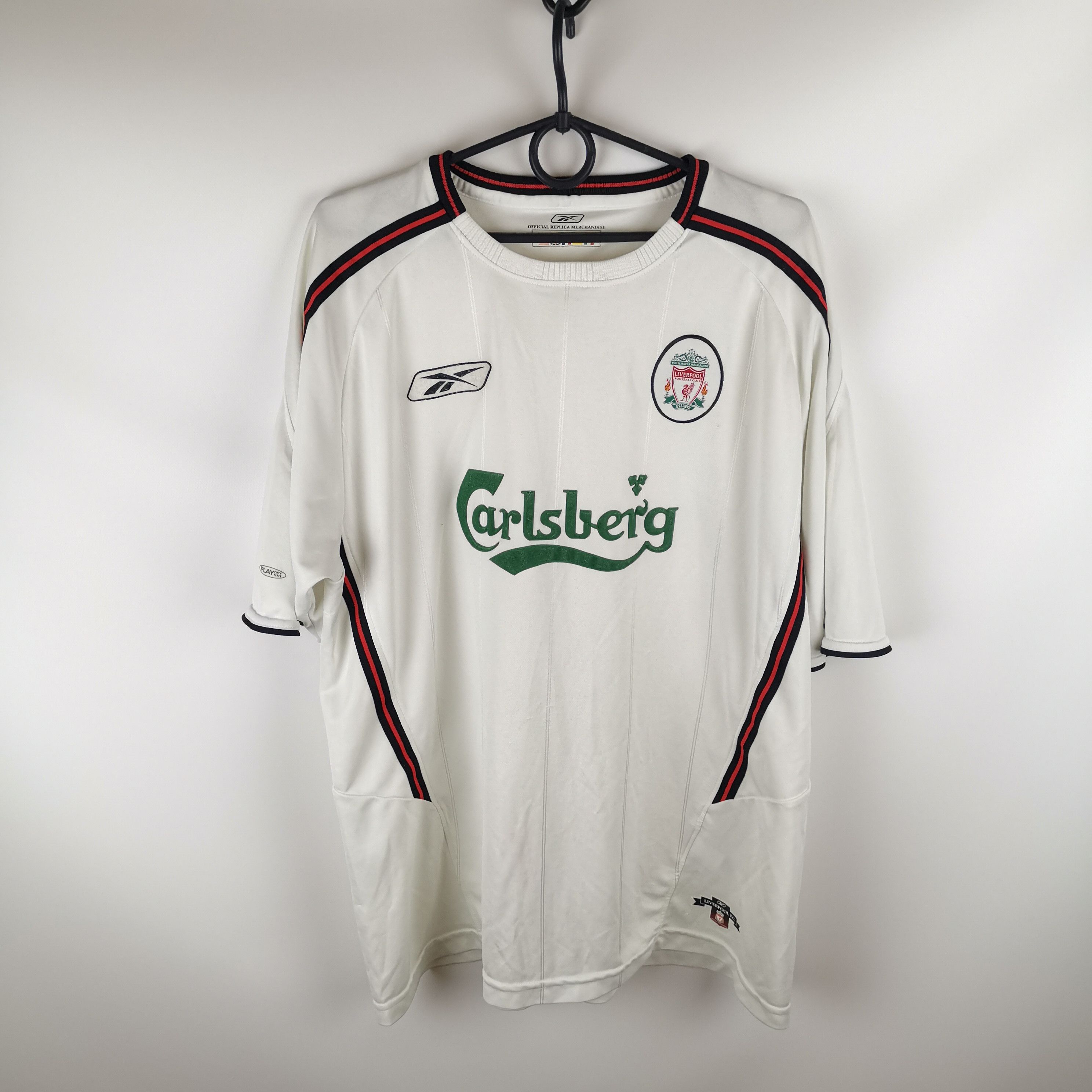 Reebok Reebok Liverpool 2003 2005 away soccer jersey football Size US XL / EU 56 / 4 - 1 Thumbnail