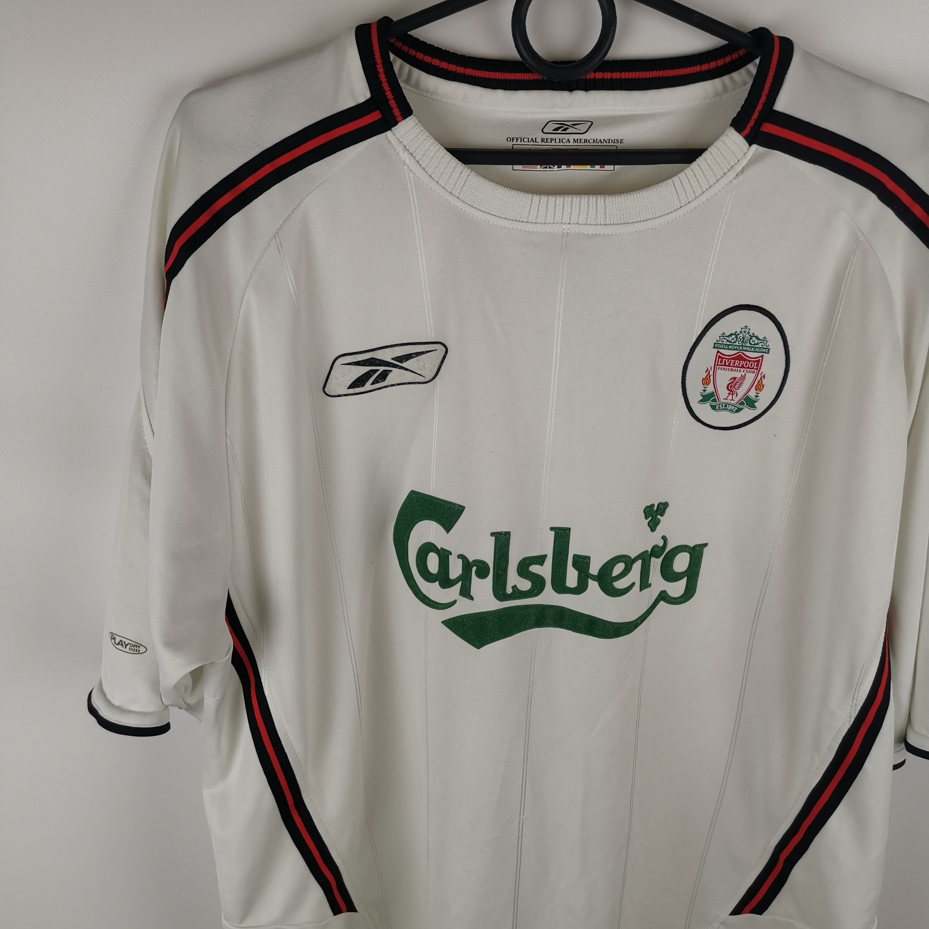 Reebok Reebok Liverpool 2003 2005 away soccer jersey football Size US XL / EU 56 / 4 - 4 Thumbnail