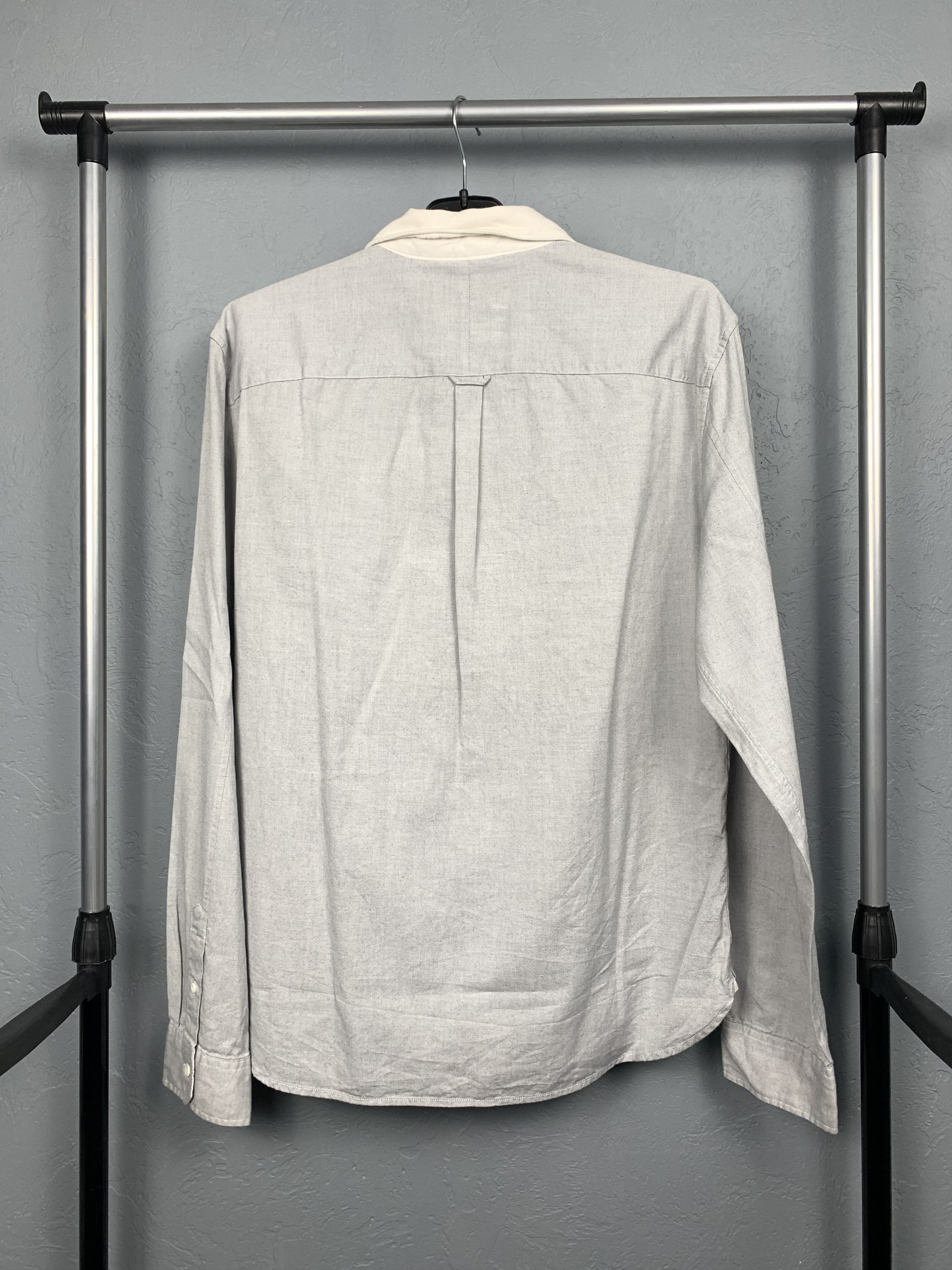 Allsaints Allsaints Oxford Perry Mens Long Sleeve Shirt Size US L / EU 52-54 / 3 - 6 Thumbnail