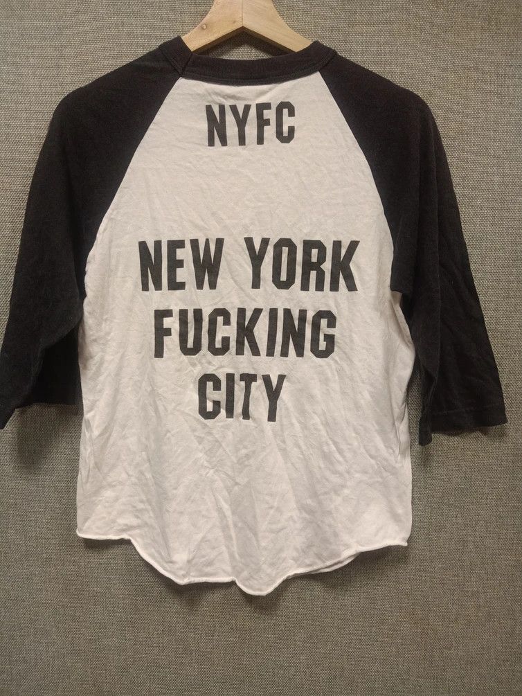 Vintage vintage raglan new york fucking city Size S / US 4 / IT 40 - 1 Thumbnail