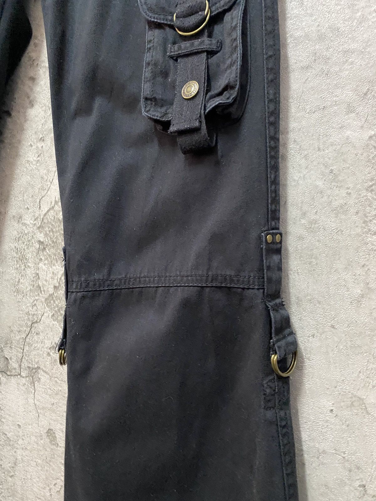 Designer × Japanese Brand Rate Rose Japan Multi Pocket Technical Flared Cargo Pants Size US 28 / EU 44 - 8 Thumbnail