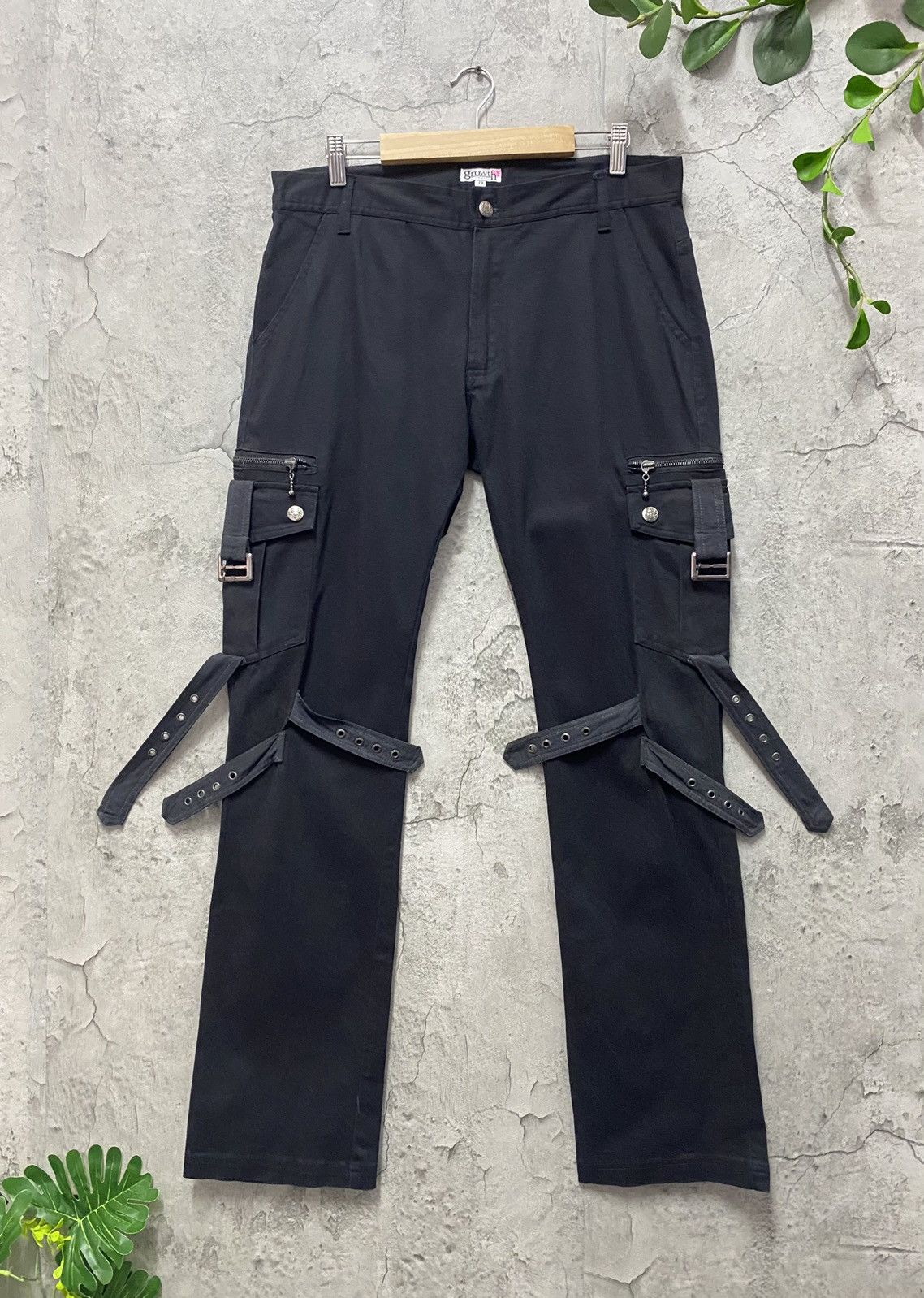 In The Attic × Japanese Brand In The Attic Japan Bondage Multi Pocket Cargo Pants Size US 32 / EU 48 - 2 Thumbnail