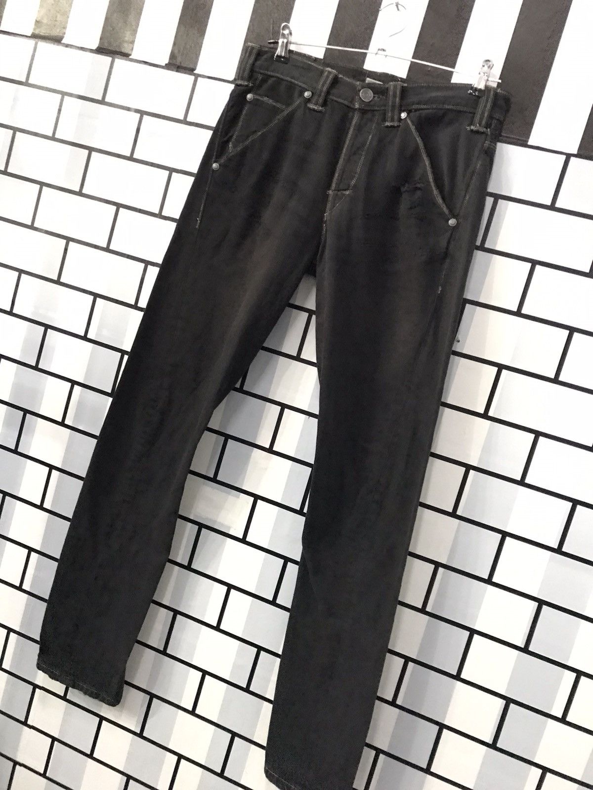 Levi's × Vintage Vintage 90’s Levi’s Engineered Twisted Zipper ankle denim Size US 30 / EU 46 - 3 Thumbnail