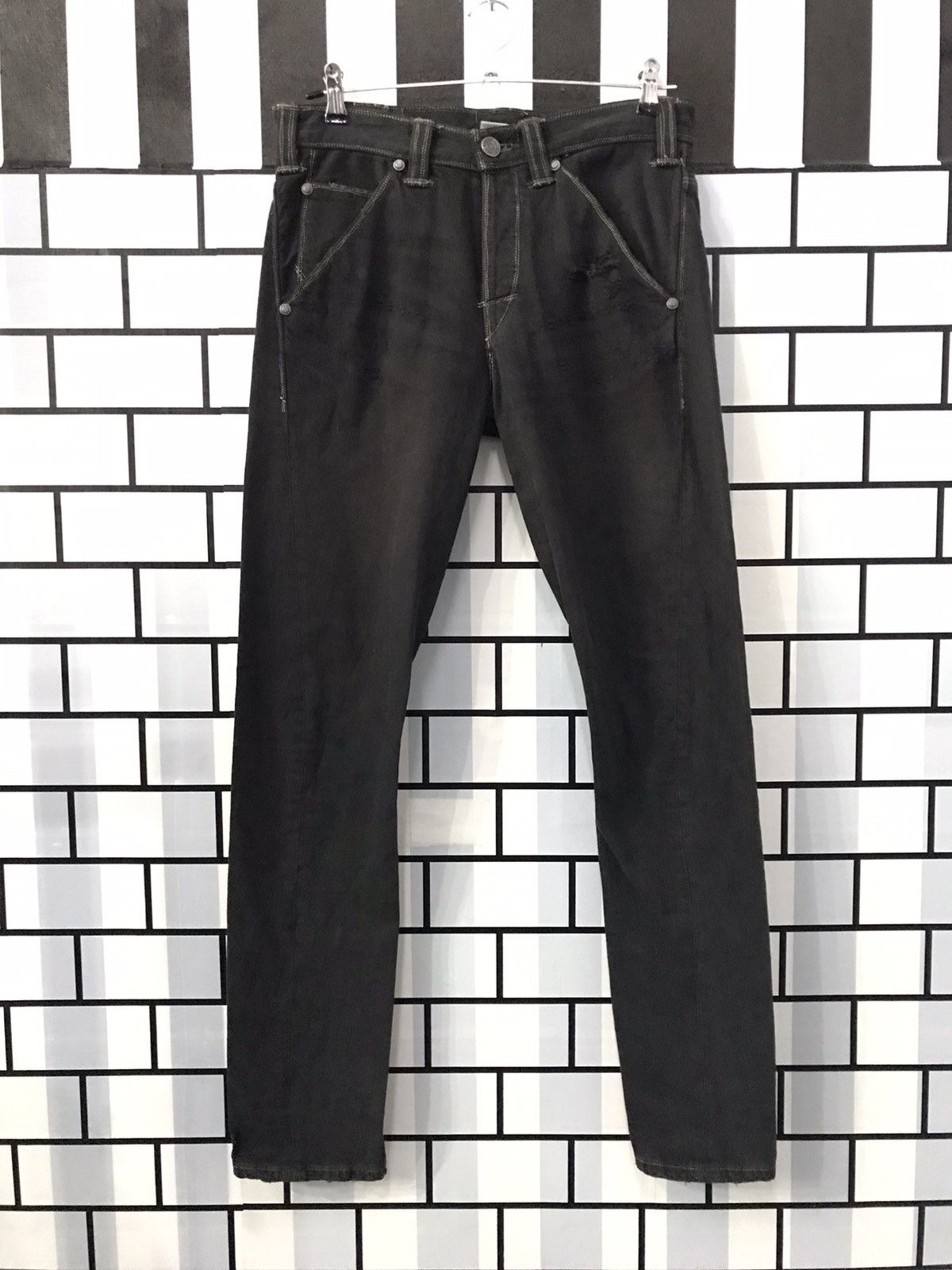 image of Levis x Vintage 90’S Levi’S Engineered Twisted Zipper Ankle Denim in White, Men's (Size 30)