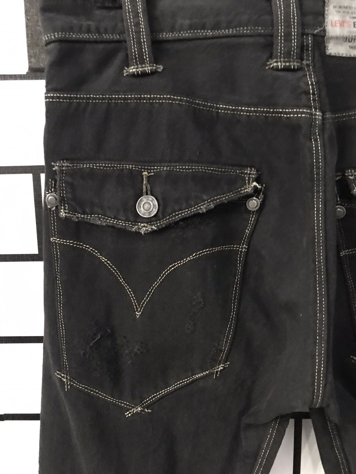 Levi's × Vintage Vintage 90’s Levi’s Engineered Twisted Zipper ankle denim Size US 30 / EU 46 - 12 Thumbnail