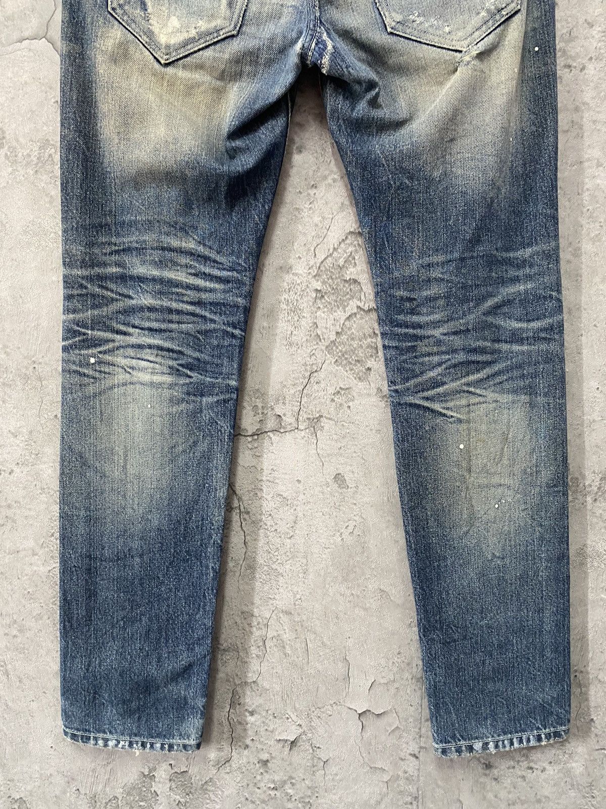 Japanese Brand × The Real McCoy's Mr Mccoy Technical Apparel Triple Waist Distressed Denim Size US 31 - 12 Thumbnail