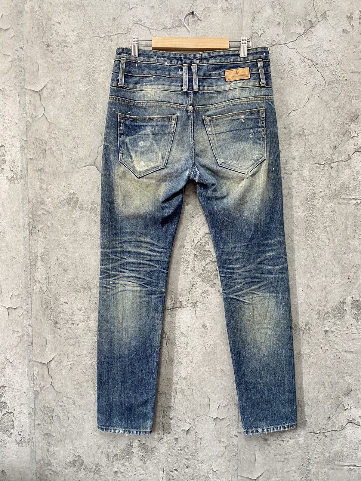 Japanese Brand × The Real McCoy's Mr Mccoy Technical Apparel Triple Waist Distressed Denim Size US 31 - 2 Thumbnail